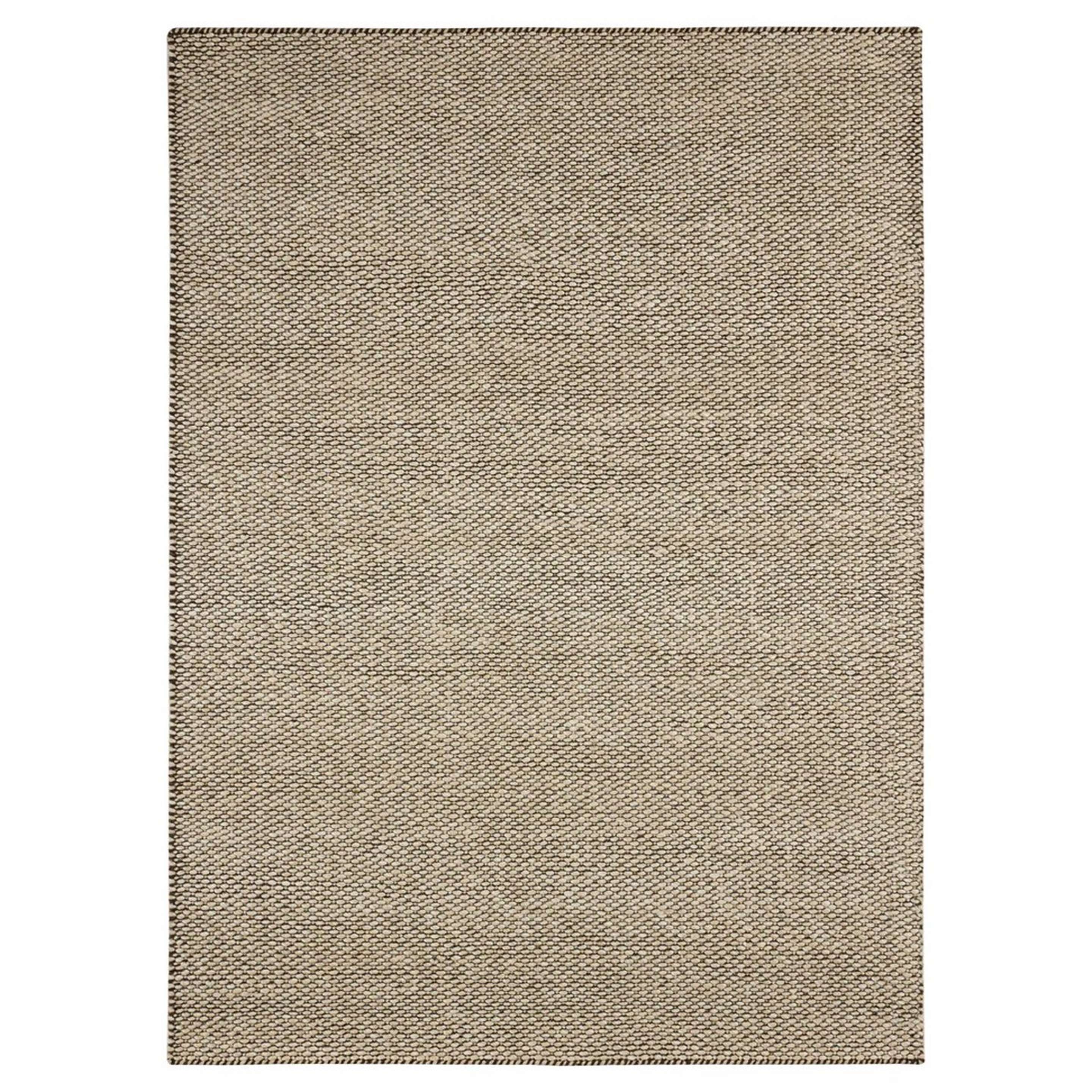 A Sheridan Handwoven Rug with Brown / Ivory color