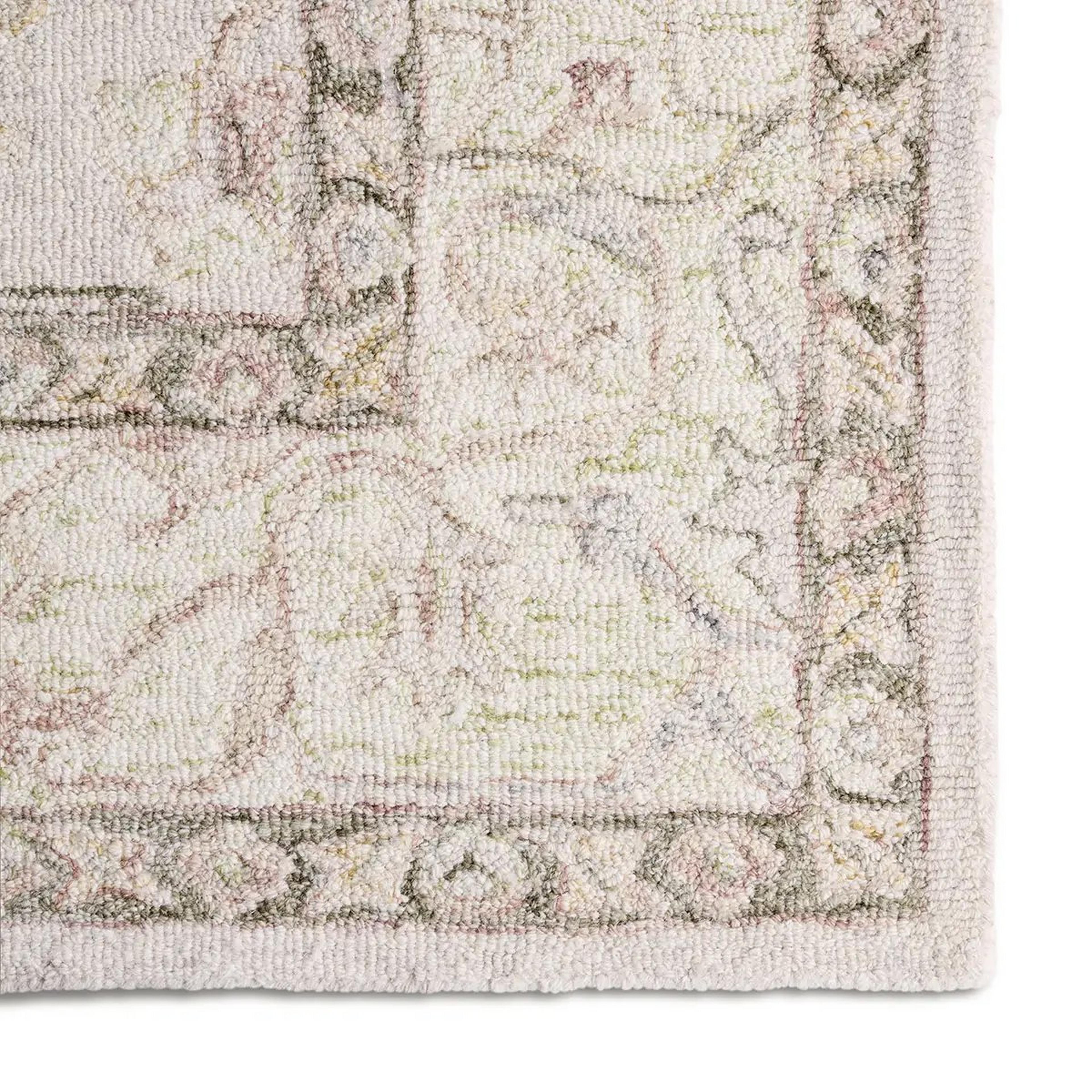 A Gesture Hand-Tufted Rug with Gray color