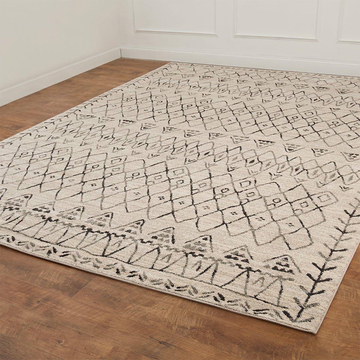 Neutral Apizaco Pattern Rug