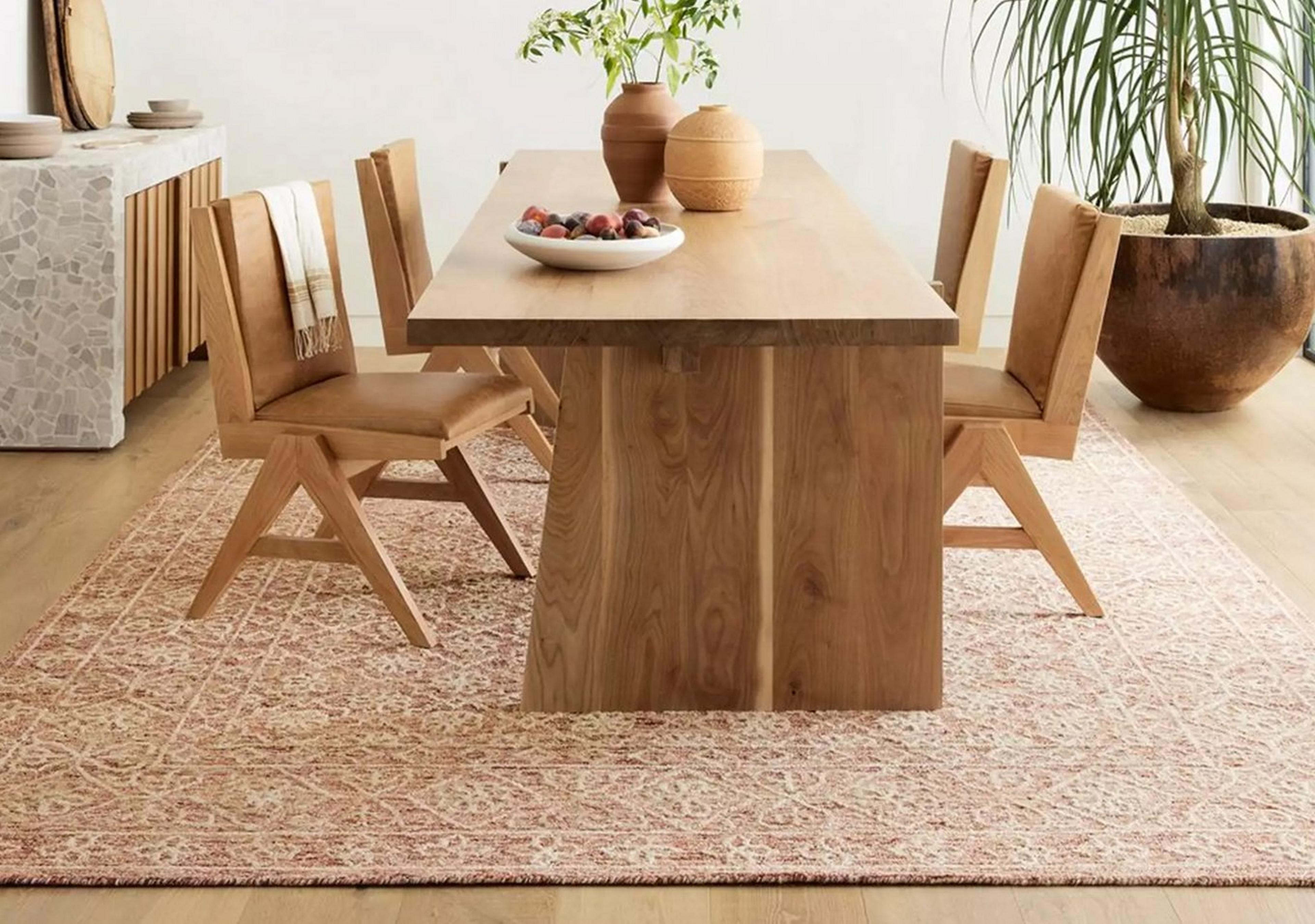 Rust and Beige Roswell Hand-Tufted Rug