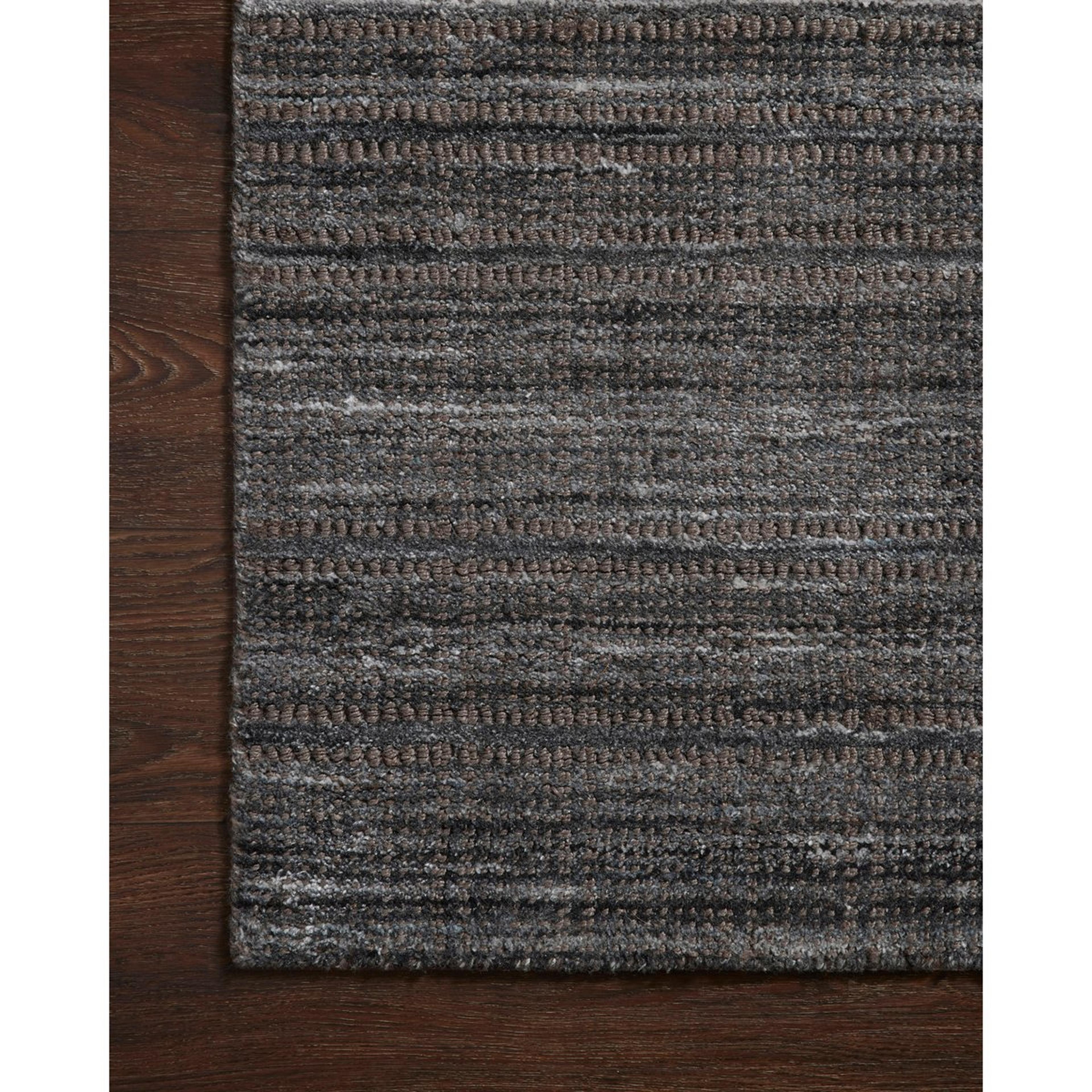 A Lilian Hand-Loomed Rug with Charcoal / Graphite color