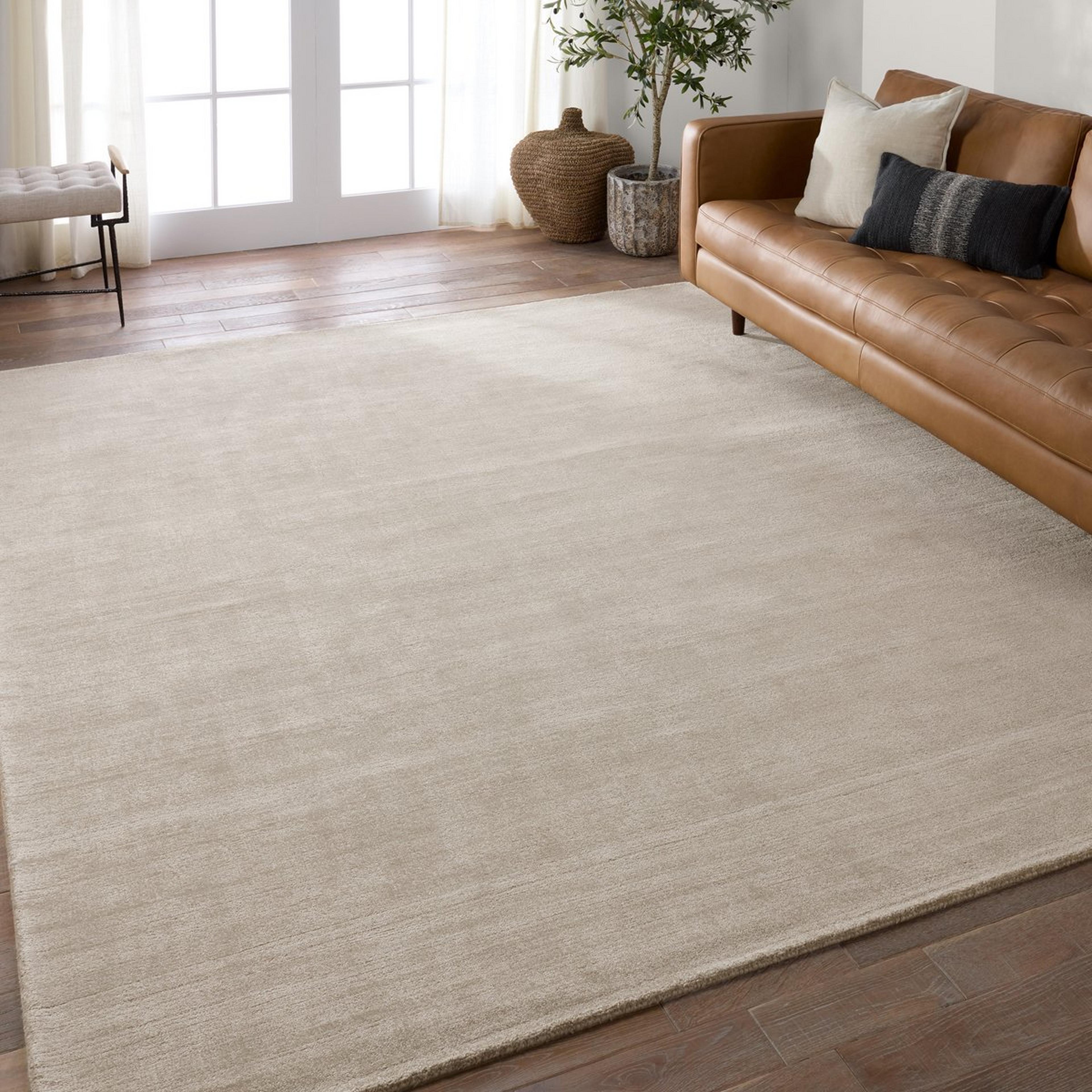 A Colette Rug with Taupe color