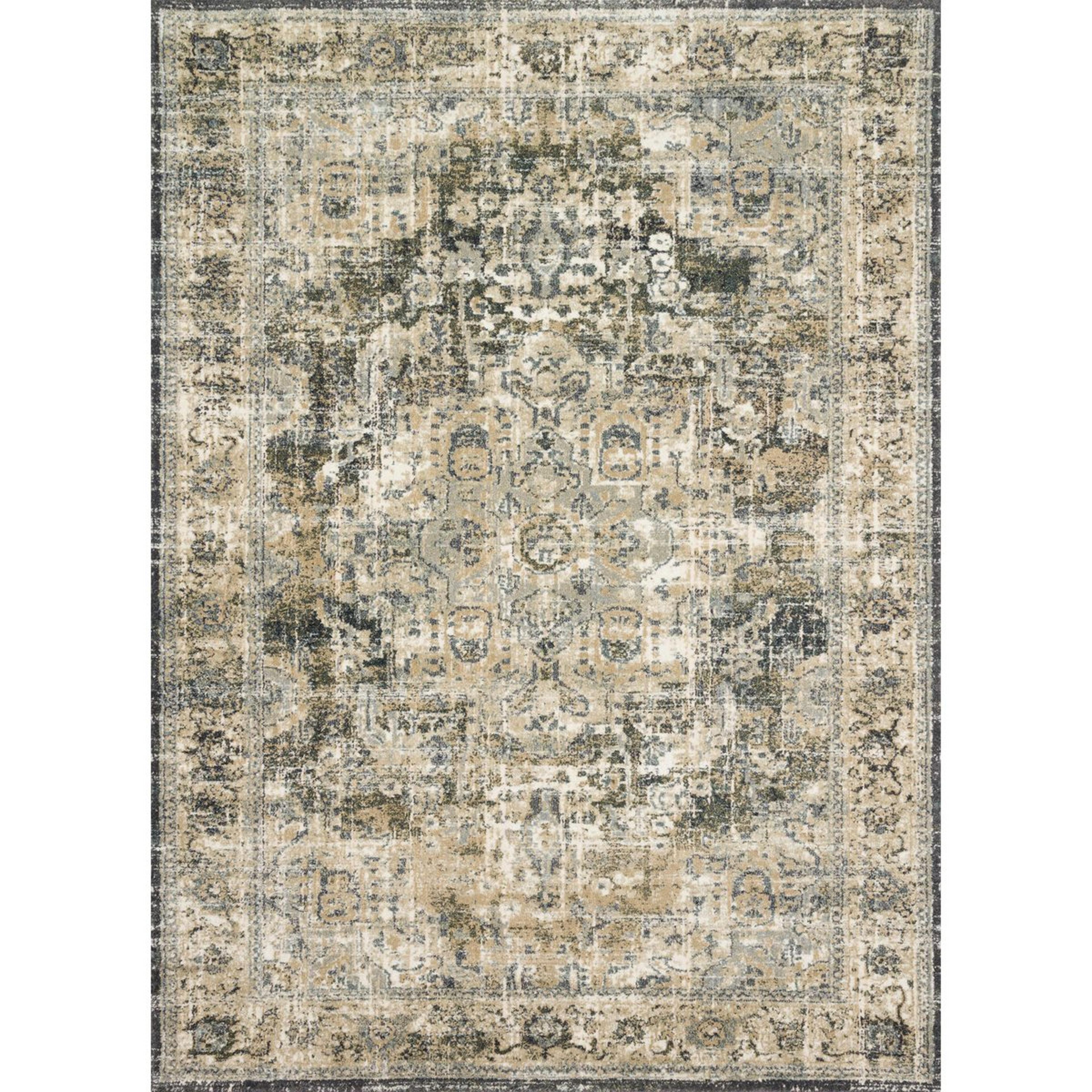A Magnolia Home James Rug - Williams Island with Natural / Fog color