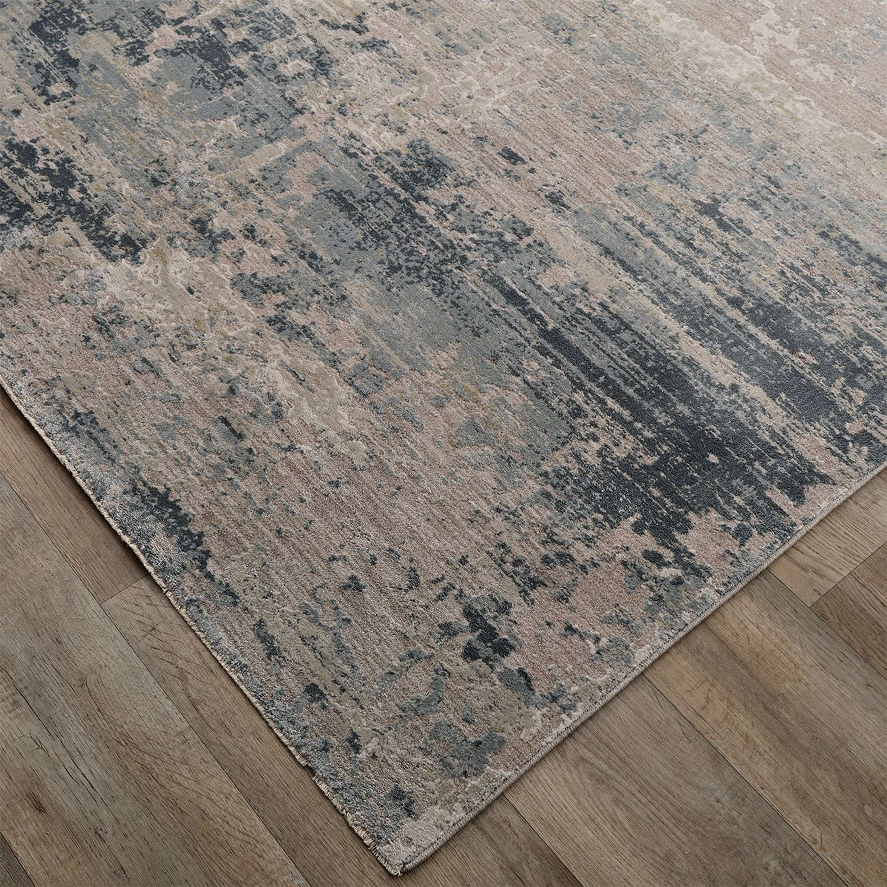 A Balke Rug with Blue / Ivory / Beige color