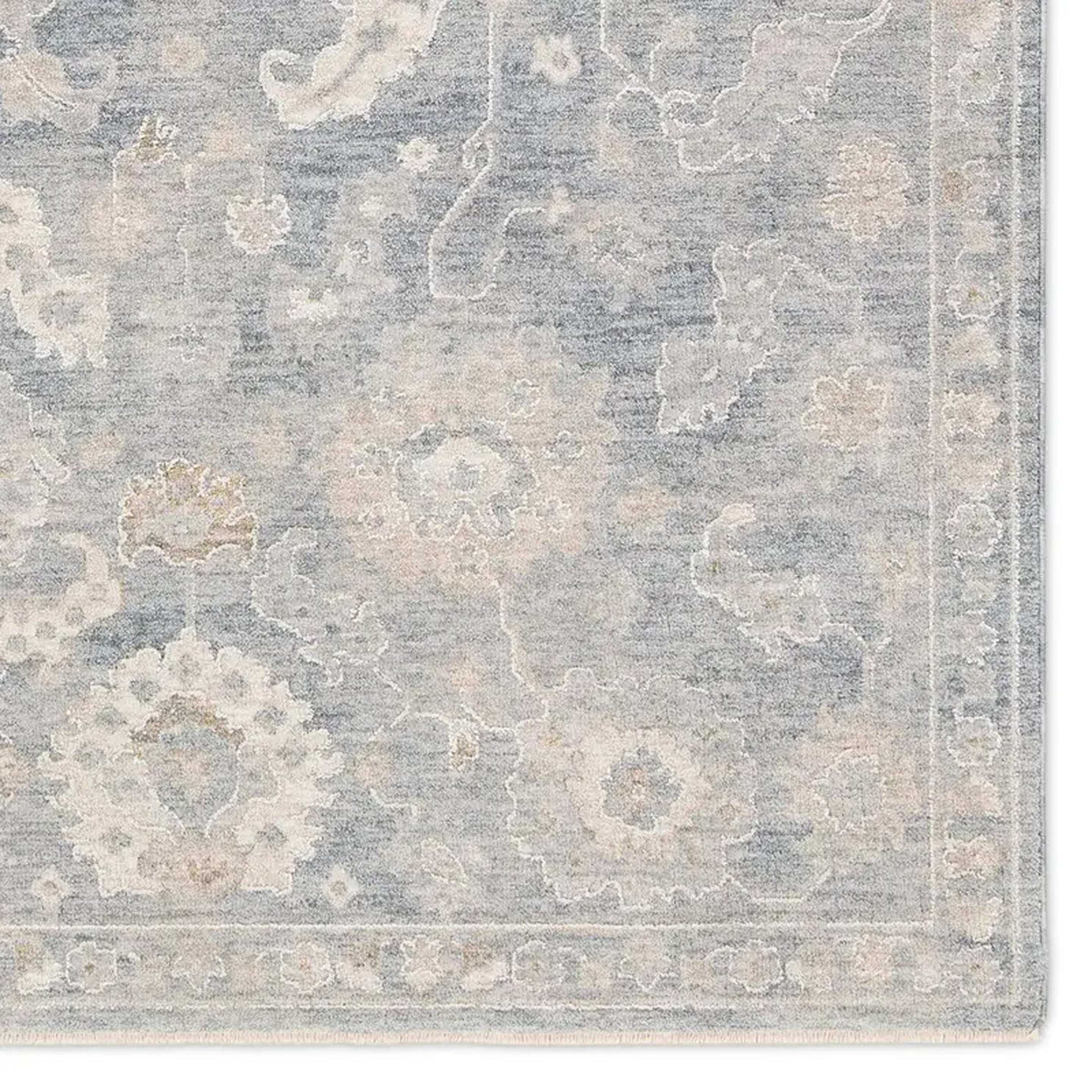 A Braithwaite Rug with Slate Gray / Beige color