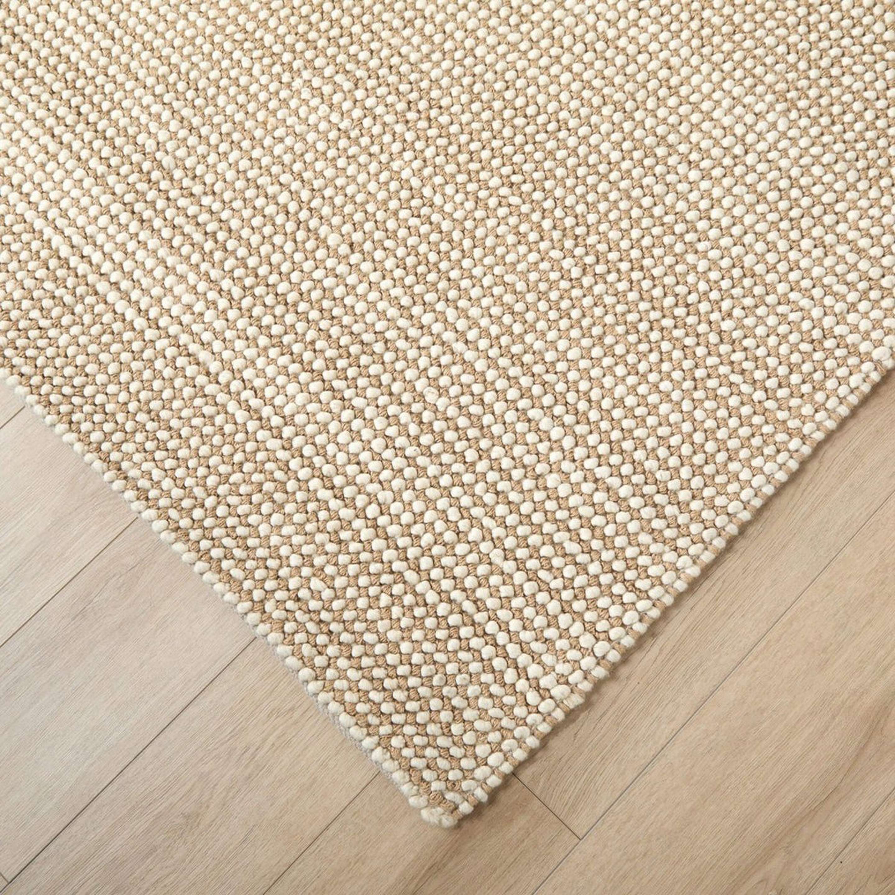 A Jessa Hand-Hooked Rug with Beige color