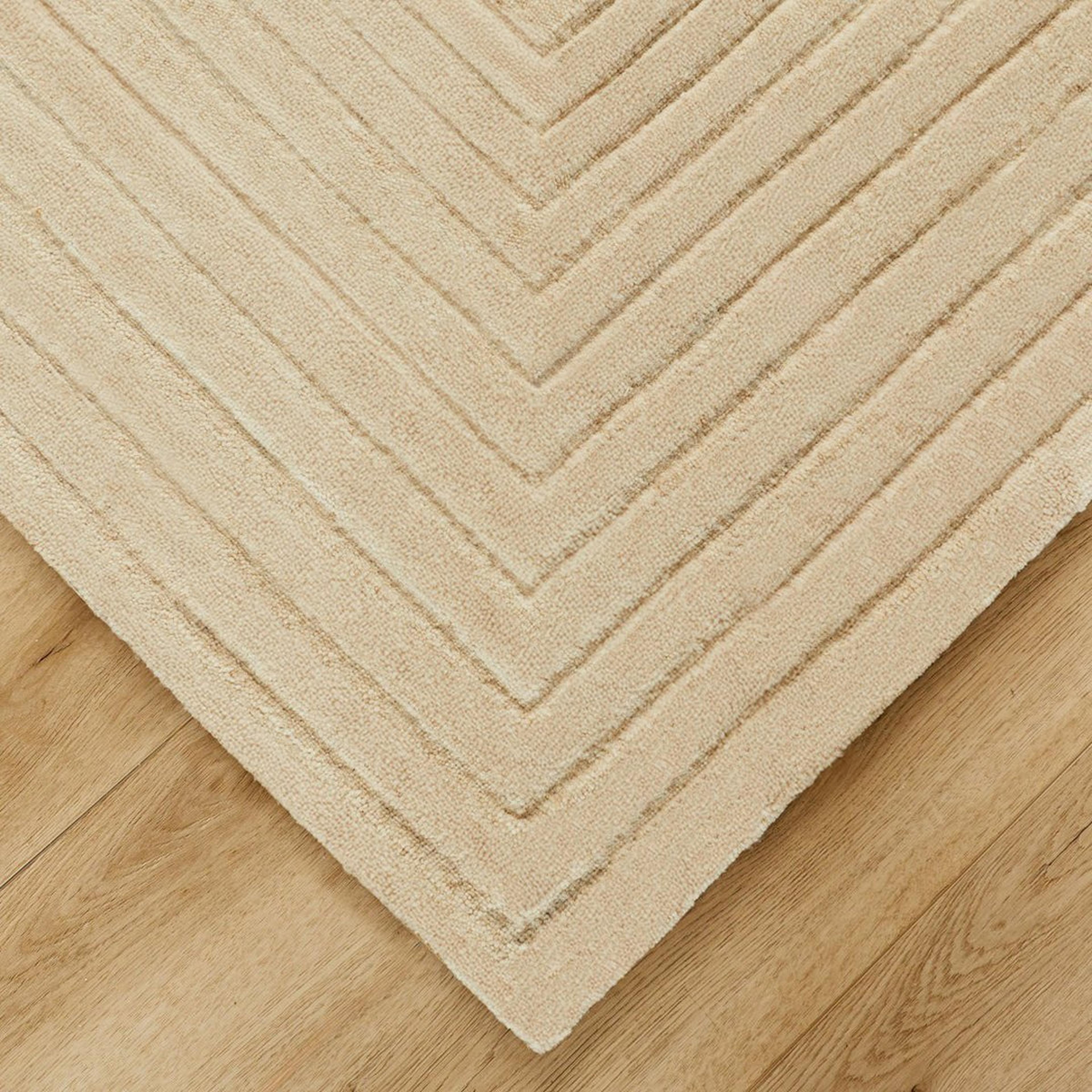 A Zyron Hand-Tufted Rug with Beige color