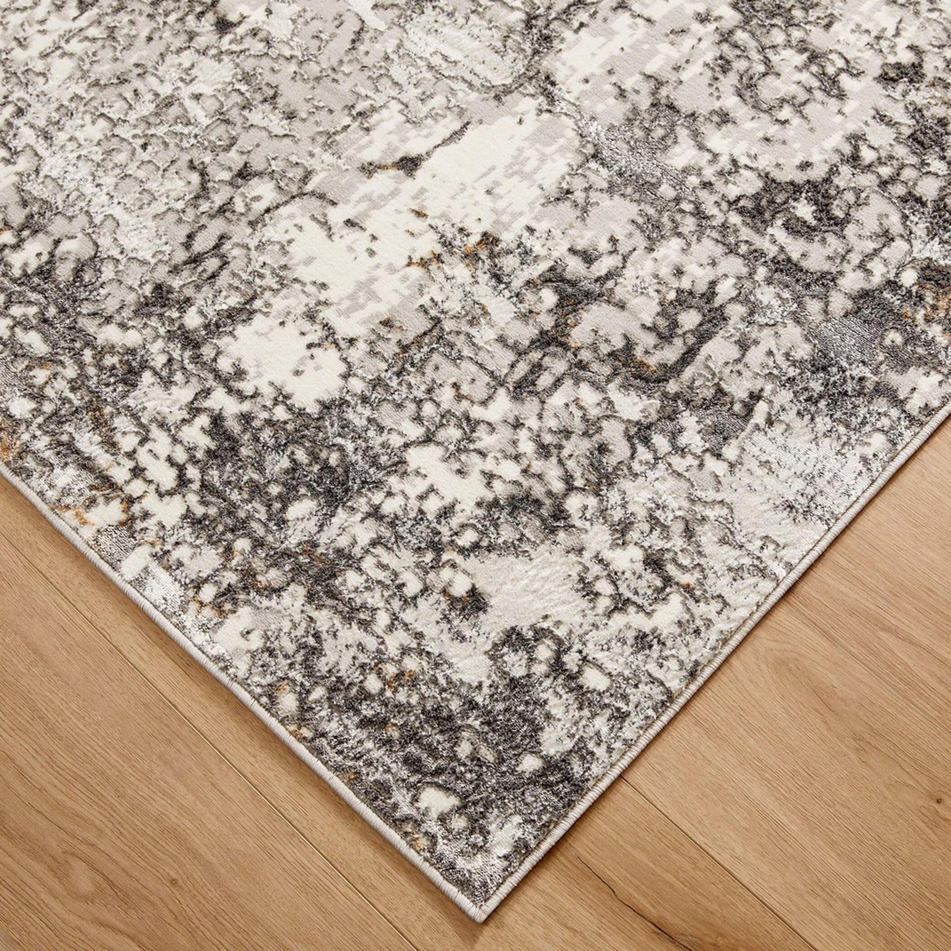A Skelton Rug with Gray color