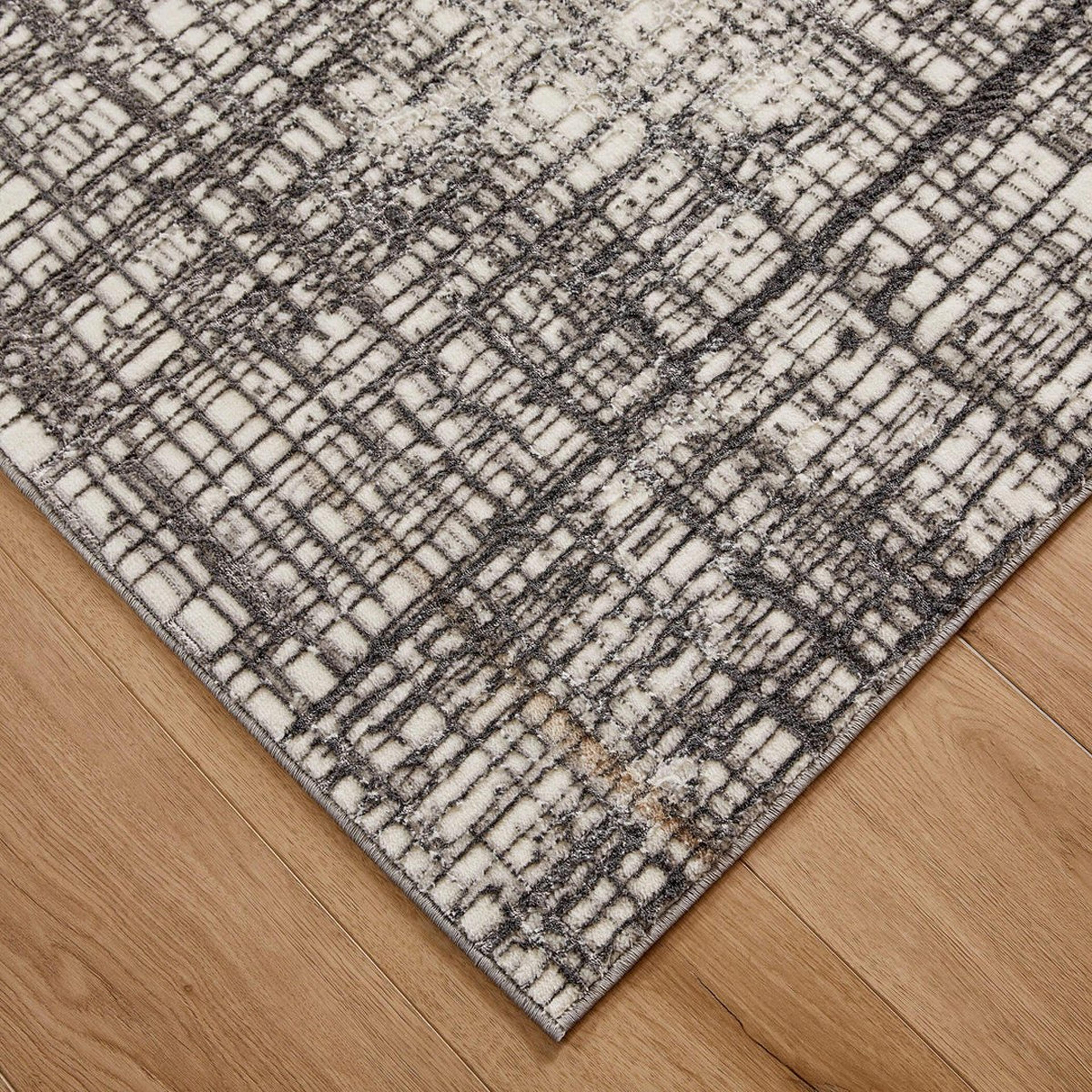 A Thaba Rug with Gray color