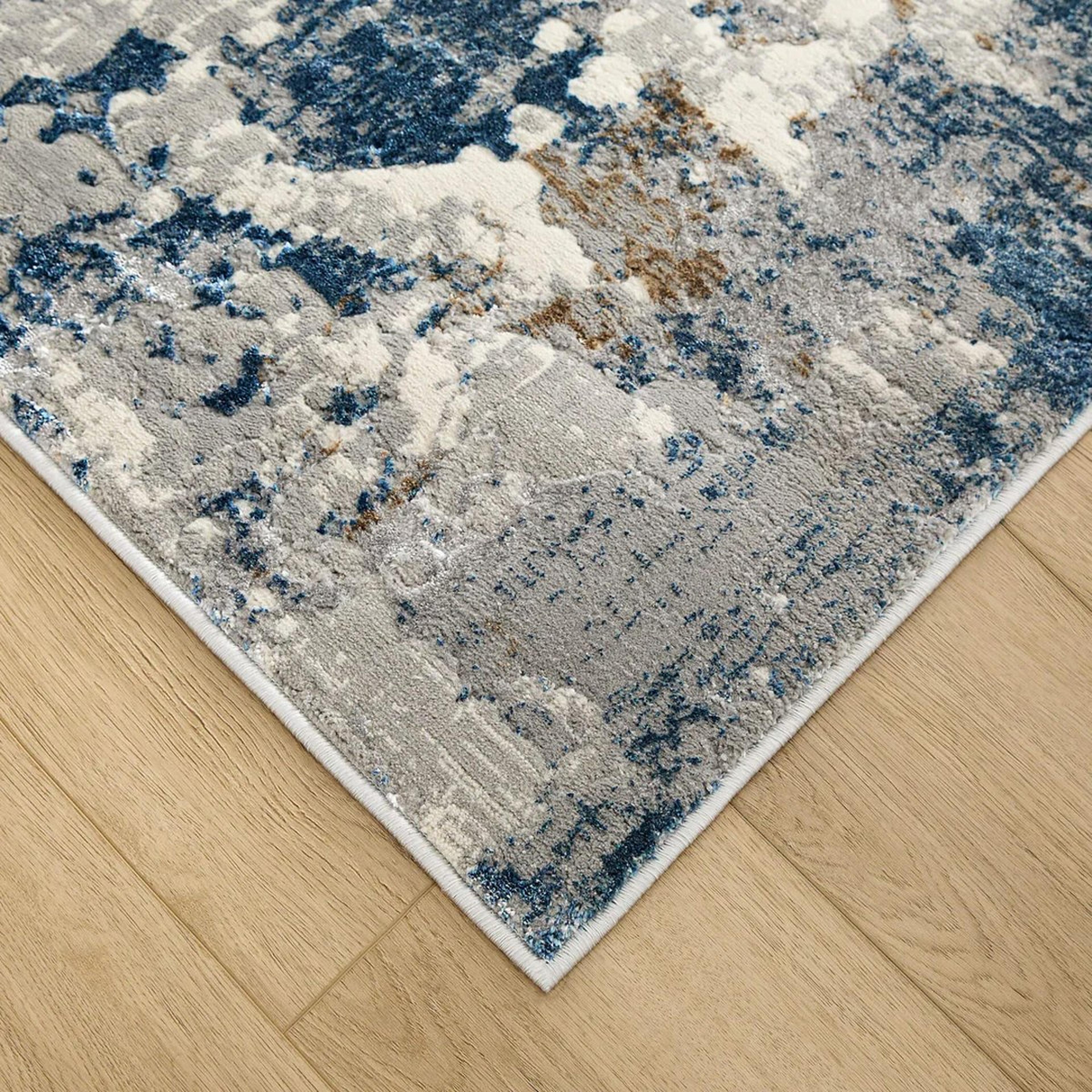 A Sequoia Rug with Gray / Blue color