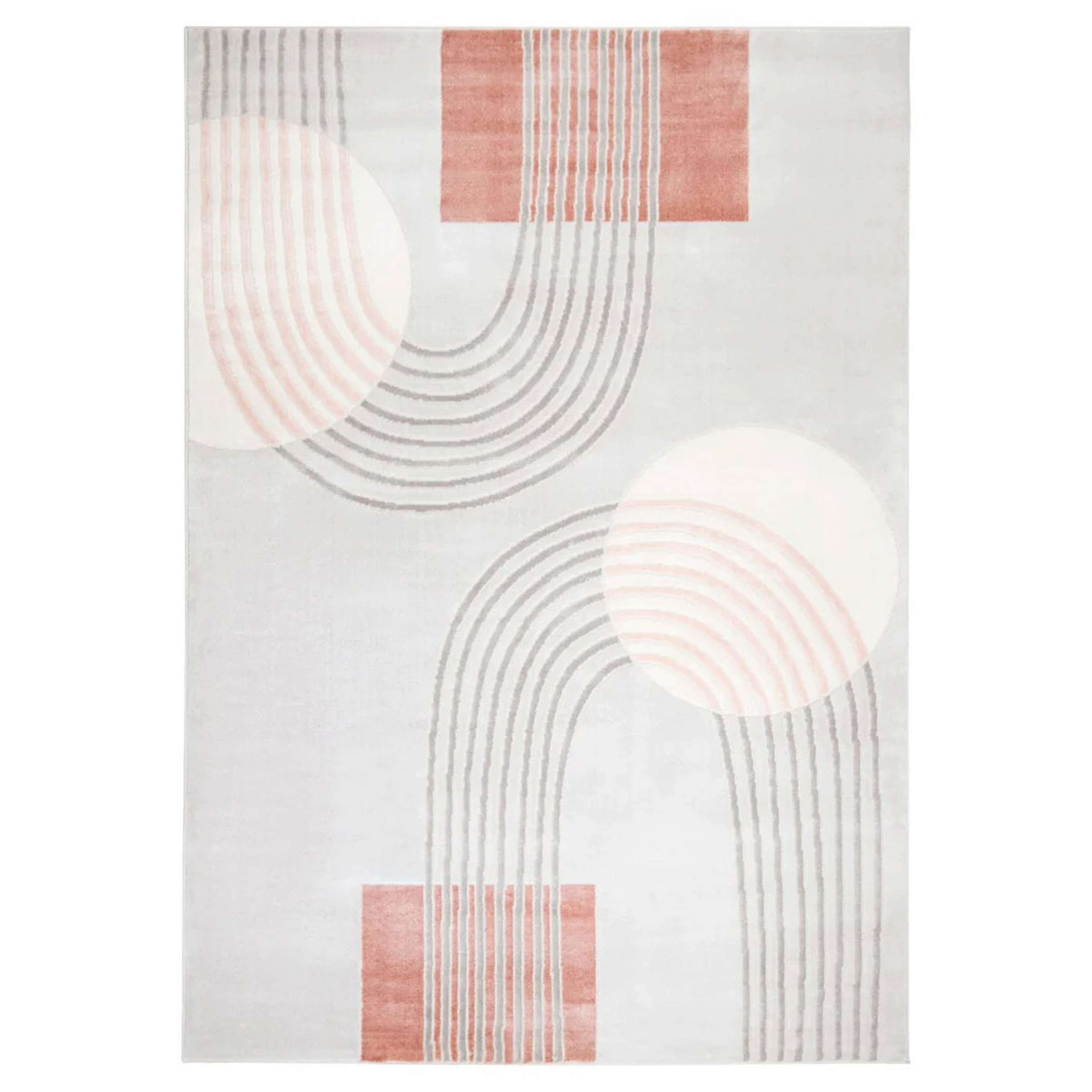 A Modula Rug with Pink color