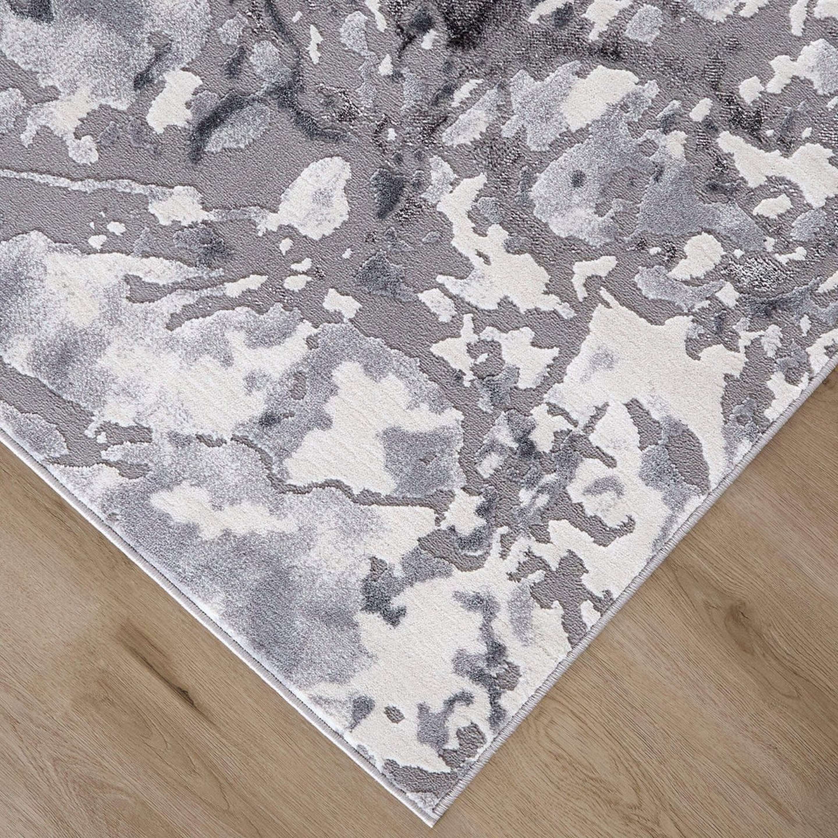 A Aneguin Rug with Gray color