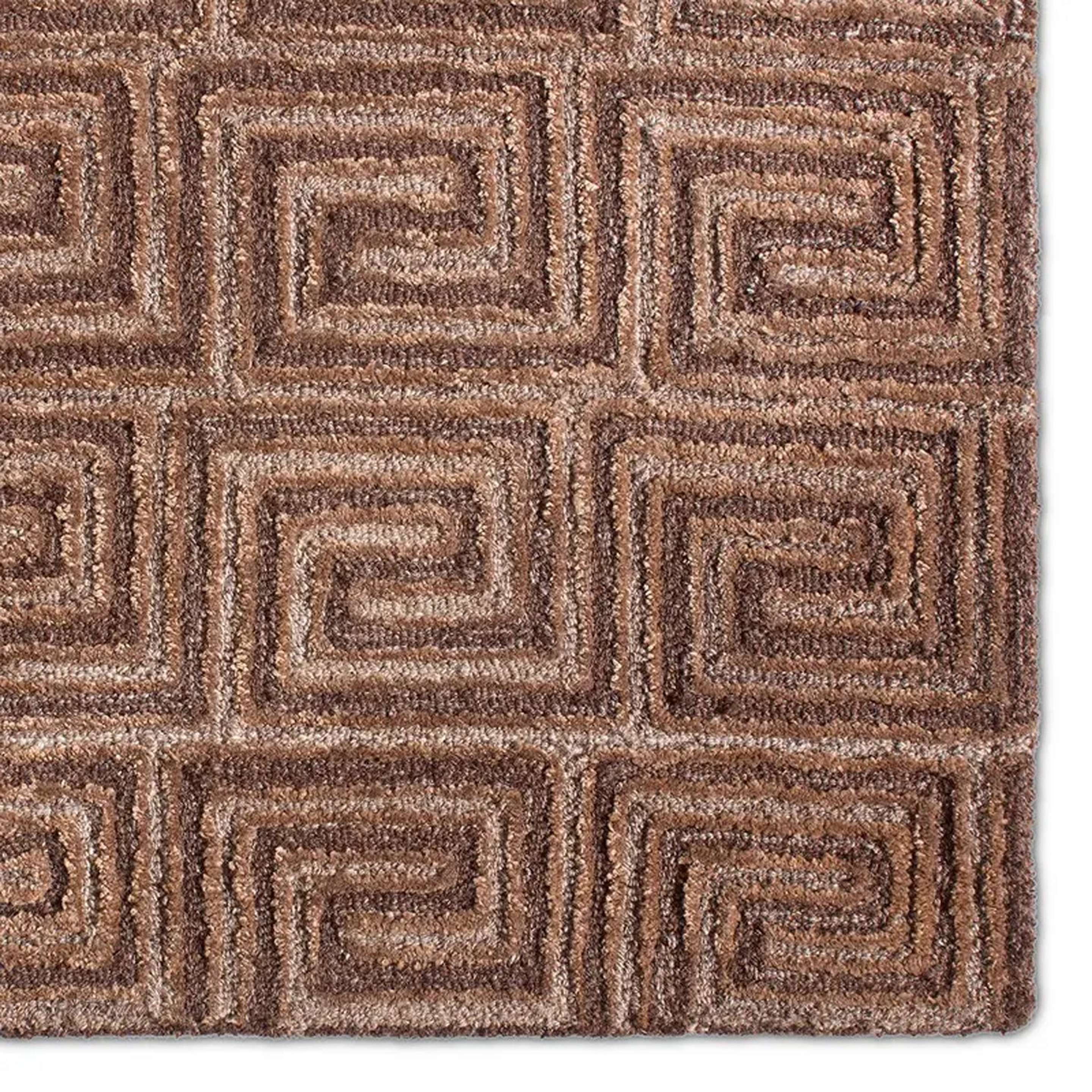 A Dioscuri Hand-Tufted Rug - Castor with Brown color