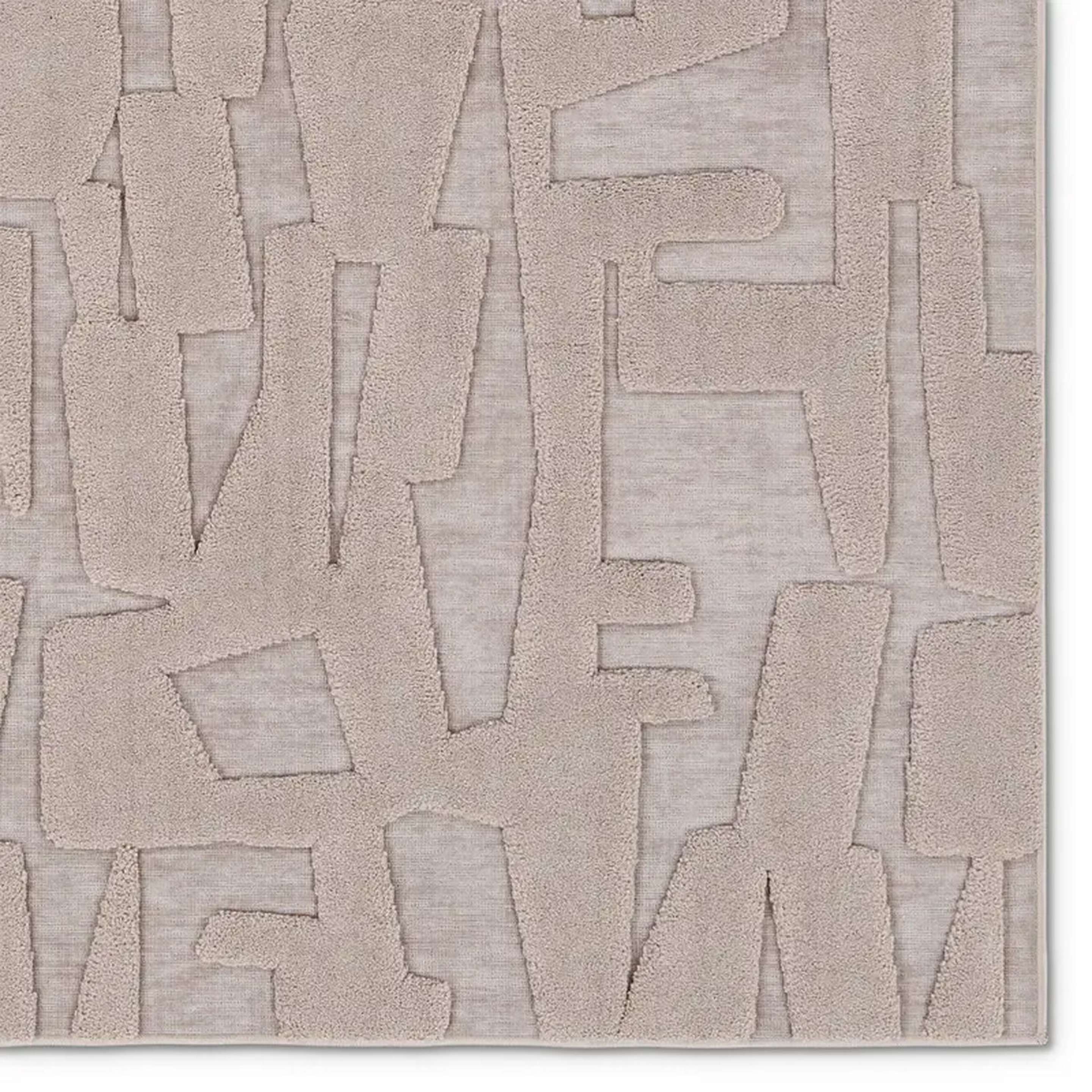 A Shelton Rug with Taupe color