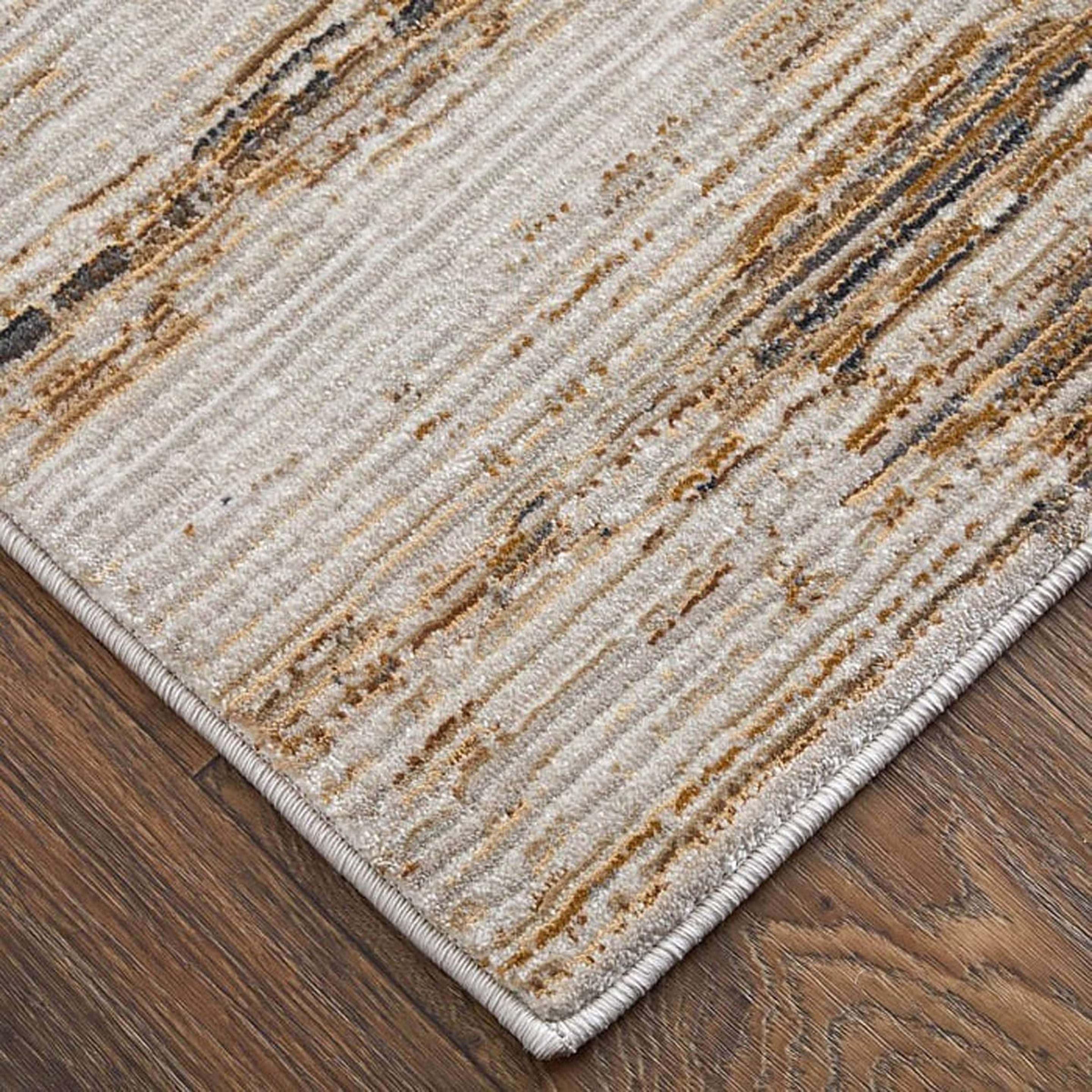 A Hadriel Rug with Taupe color