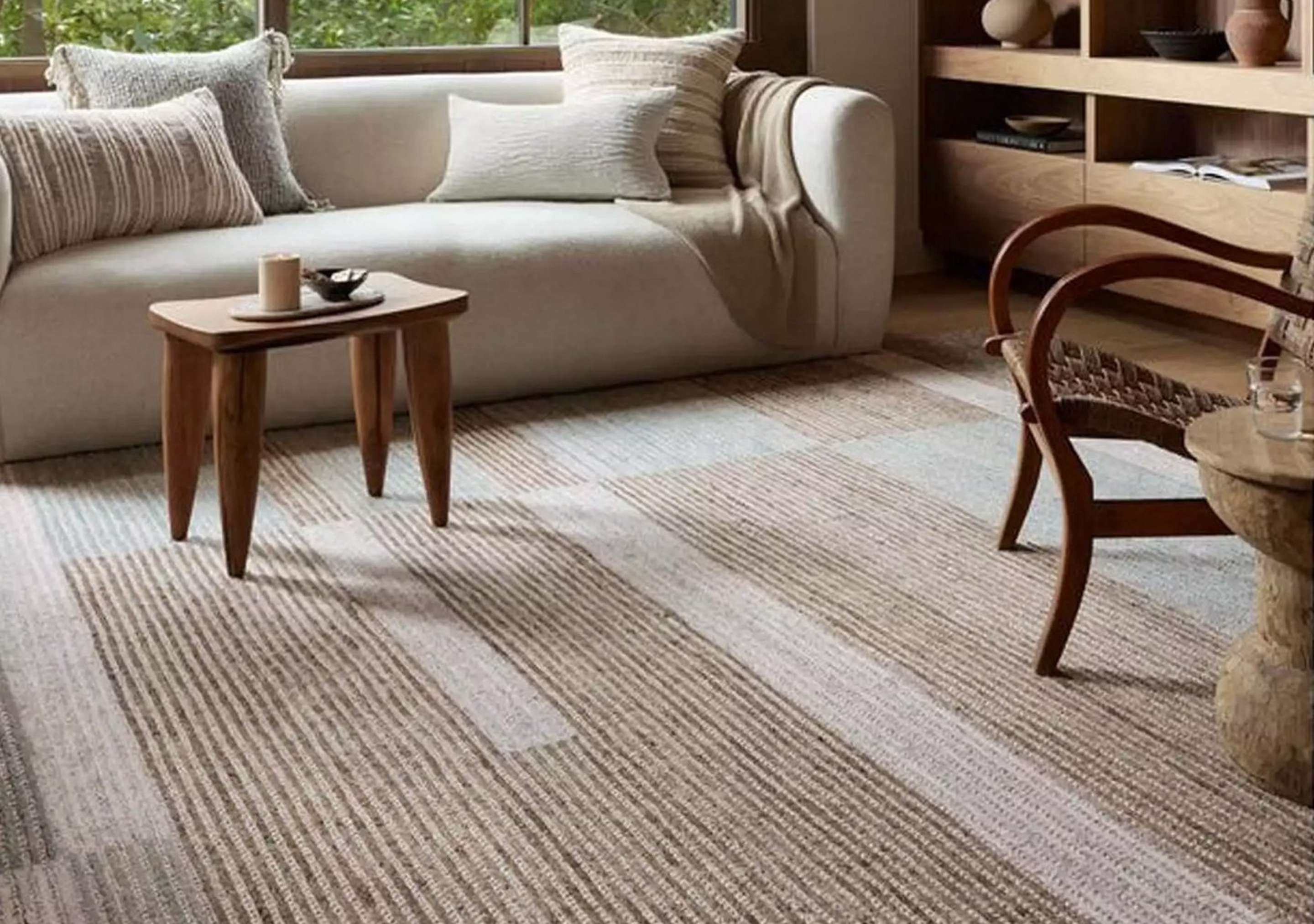 Brown and Gray Langley Hand-Tufted Rug