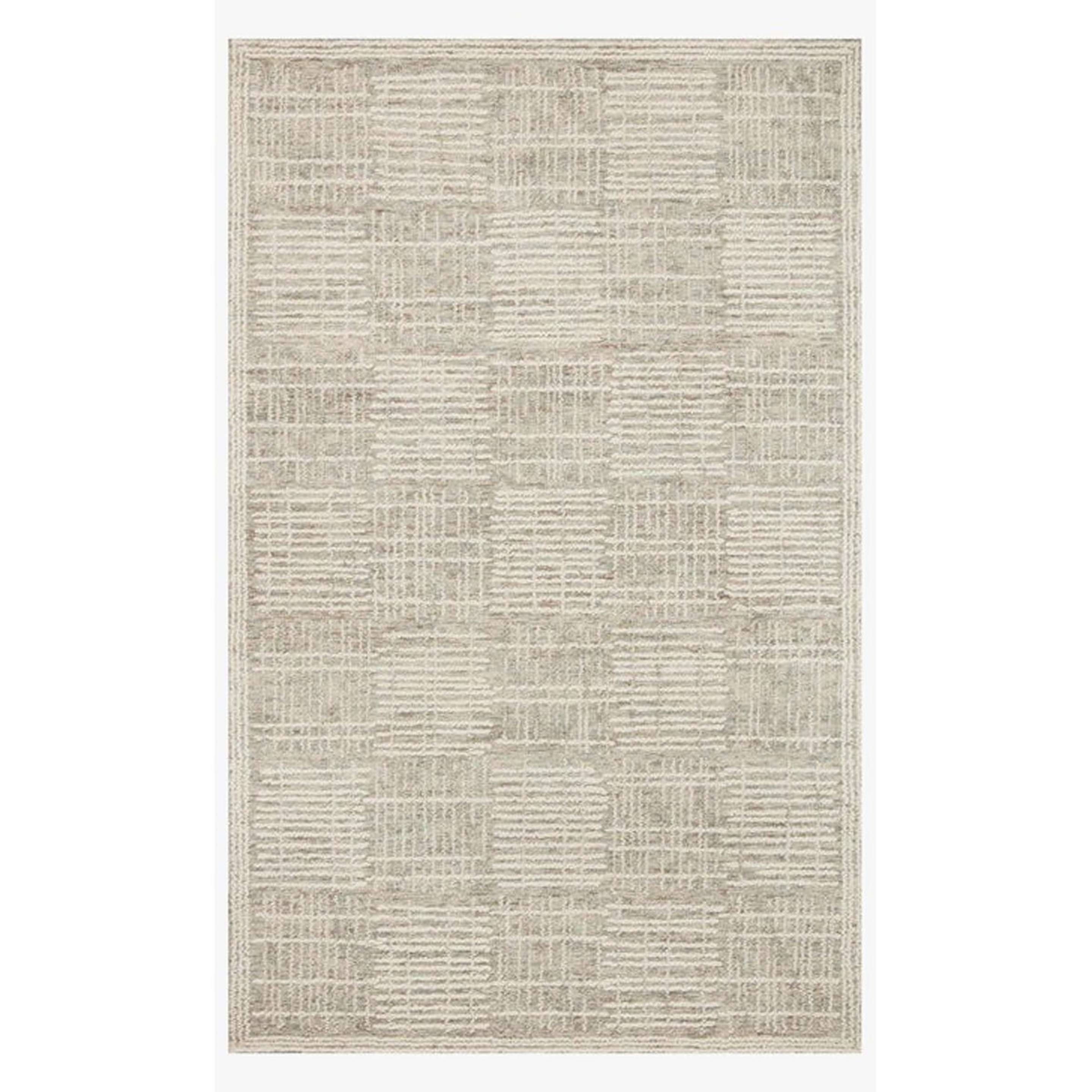 A Jenny Hand-Tufted Rug with Ivory color