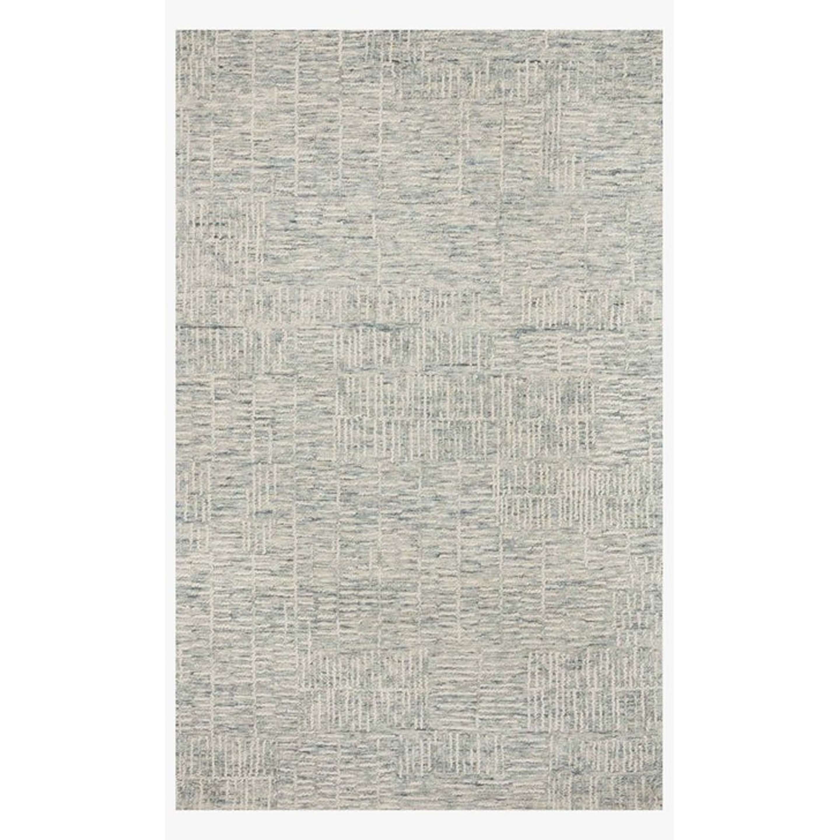 A Kestrel Hand-Tufted Rug with Ivory / Gray color