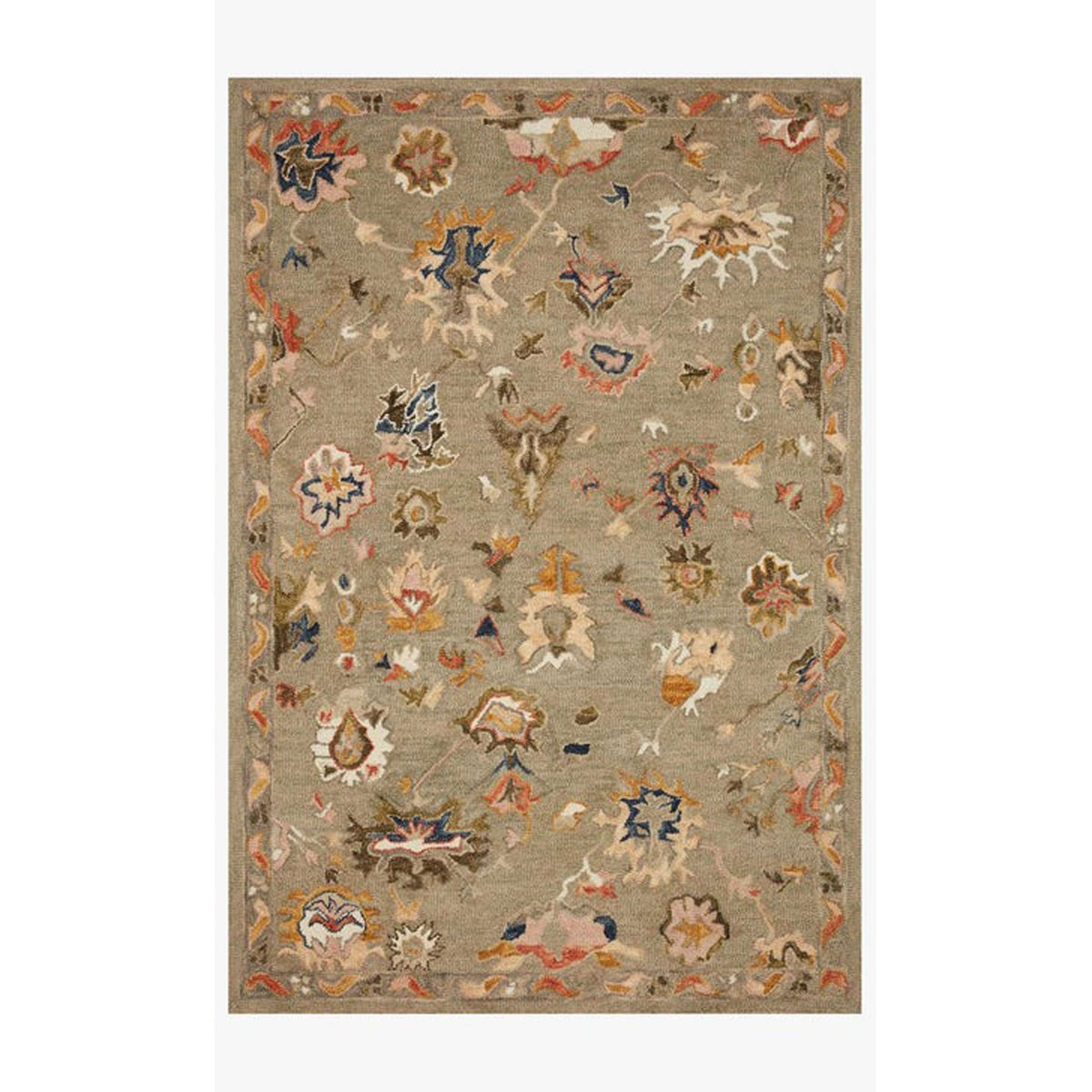 A Avondale Rug with Brown / Multi color