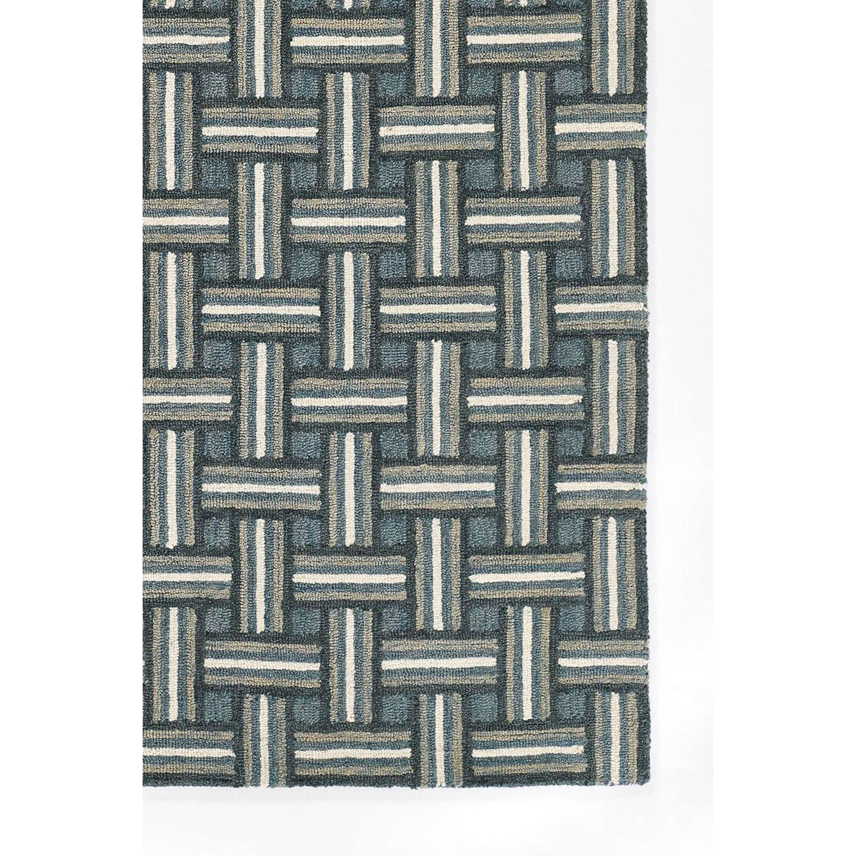 A Altair Hand-Tufted Rug with Blue color