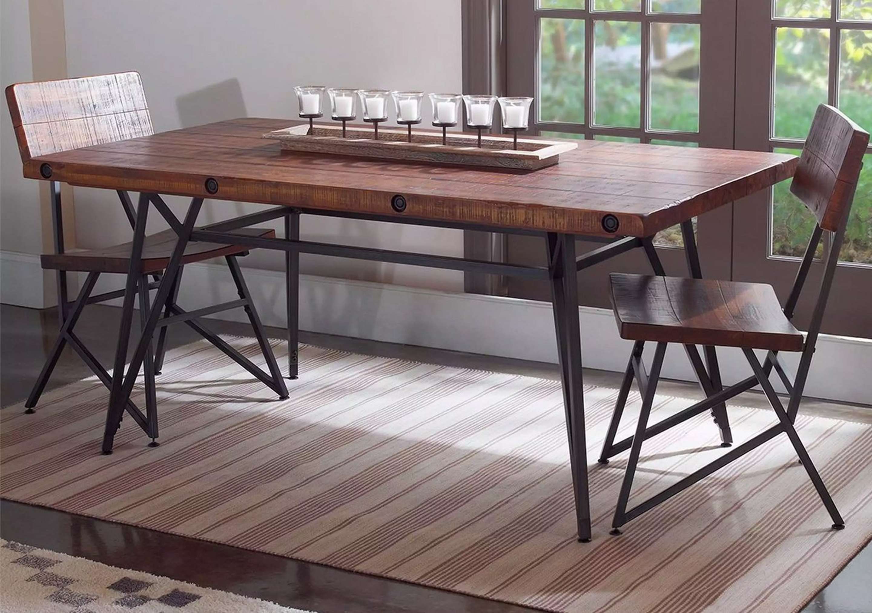 Ticking Stripe Indoor or Outdoor Rug