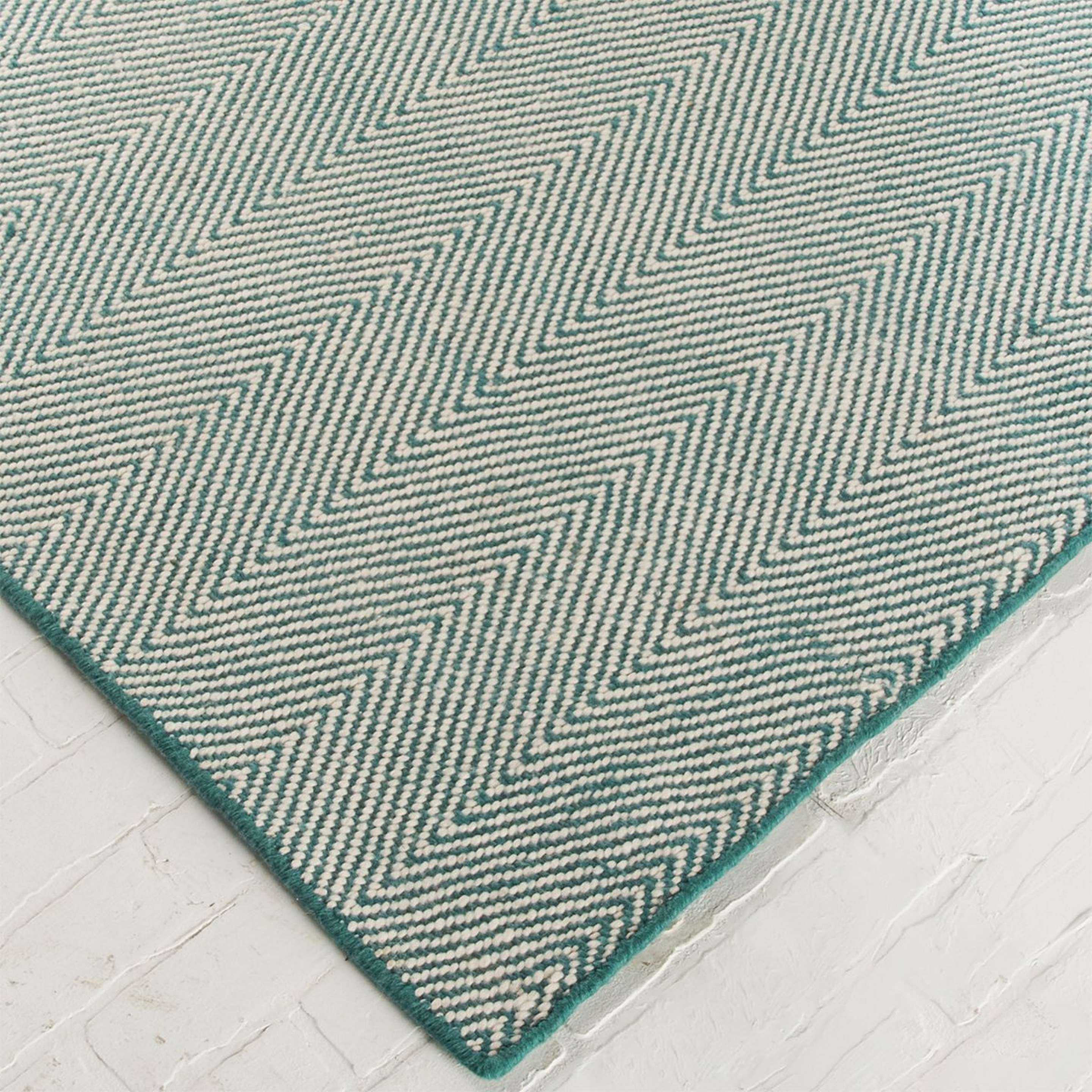 Corner of Sophisticated Chevron Rug