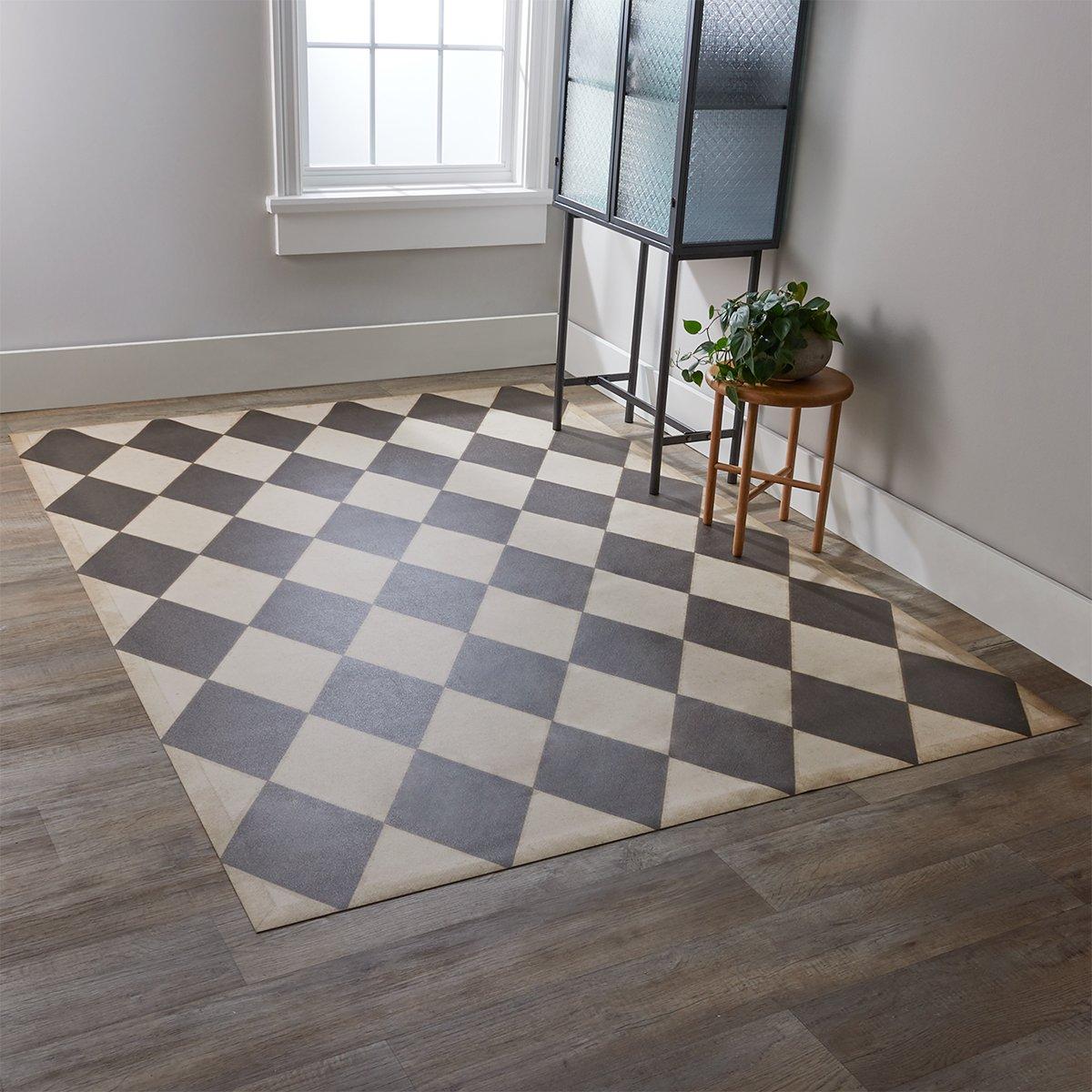 Winchester Vinyl Floorcloth | Shades of Light