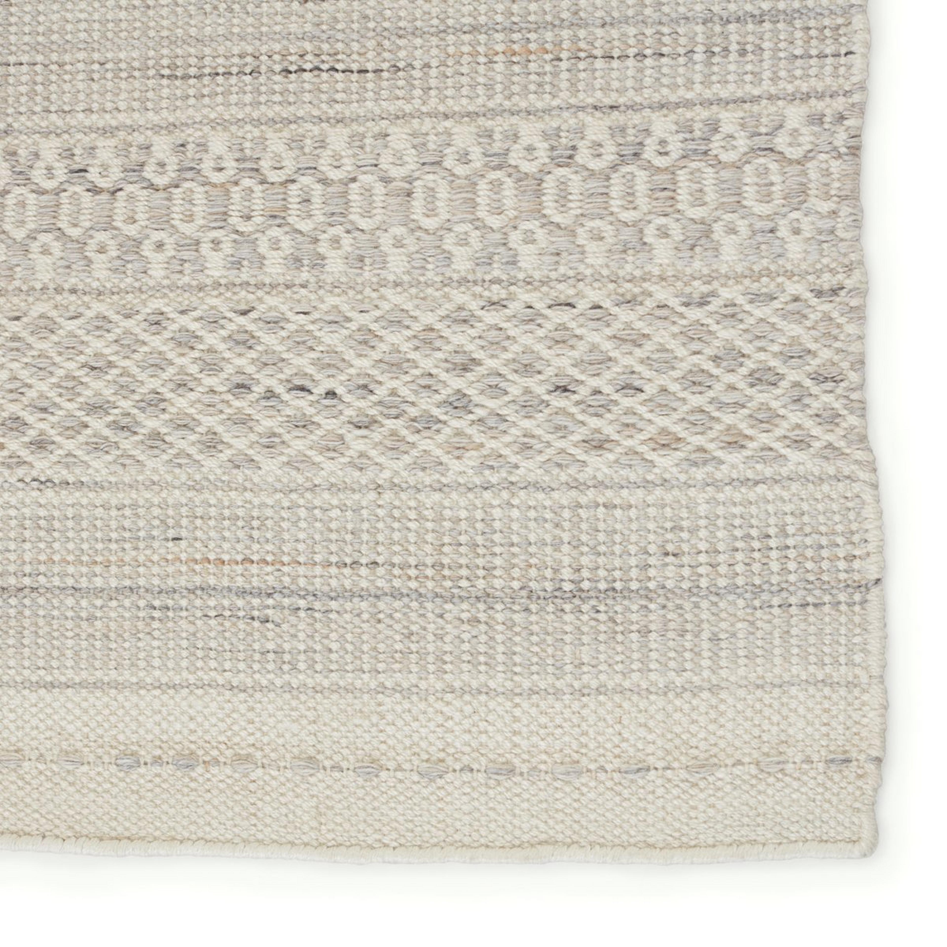 A Sanibel Handwoven Indoor / Outdoor Rug with Cream / Gray / Tan / Greige  color