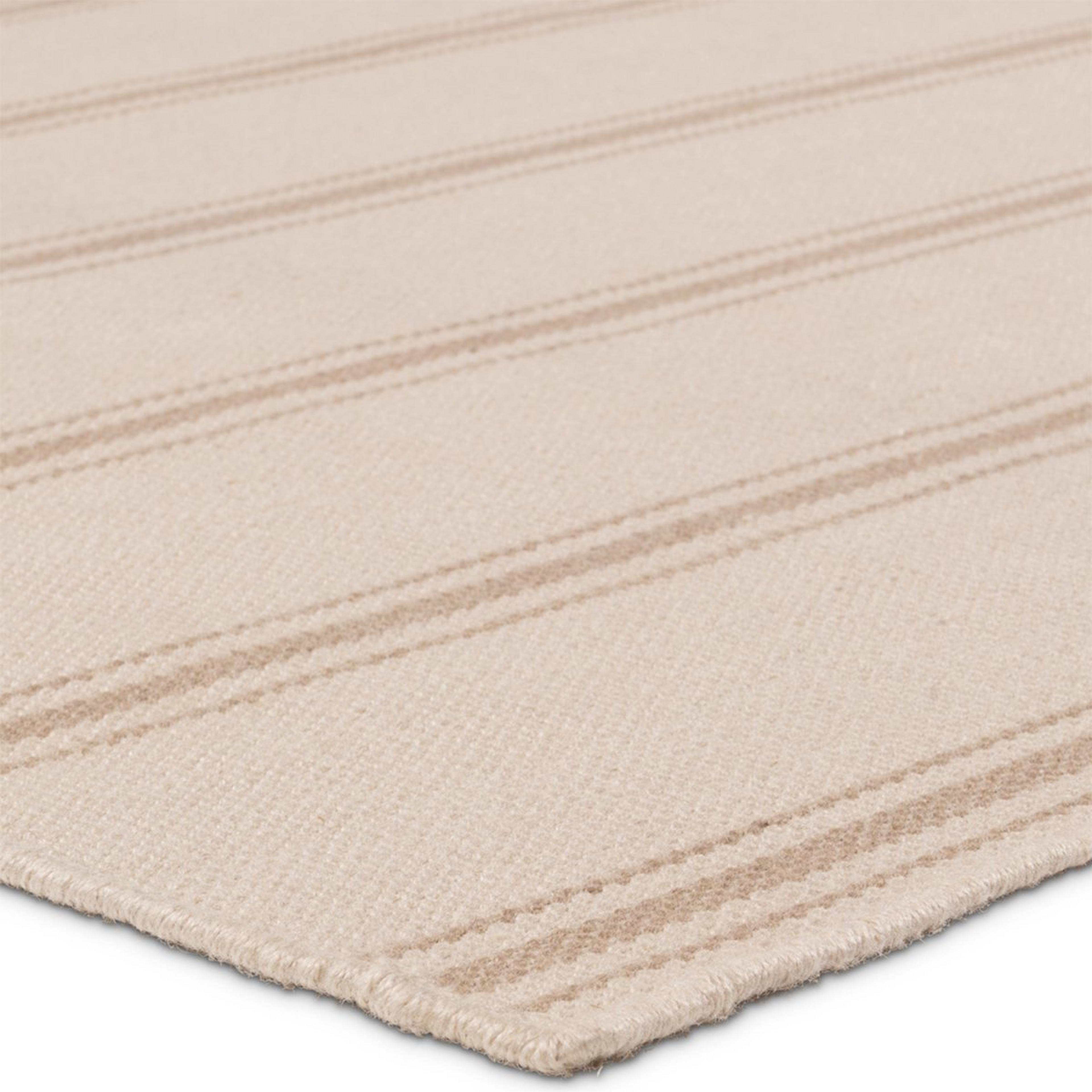 A Brennan Handwoven Indoor / Outdoor Rug with Cream / Beige color