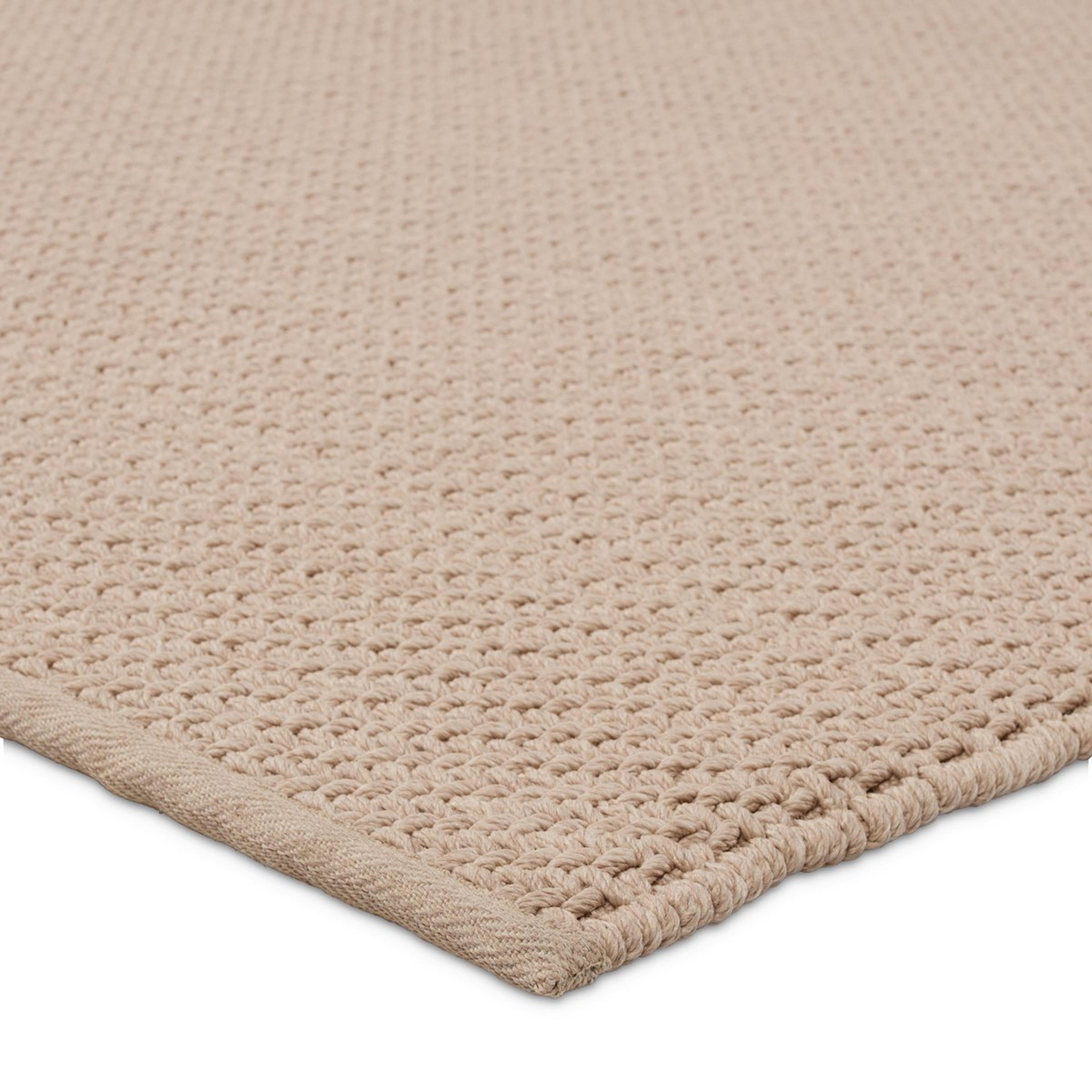 A Keegan Handwoven Indoor / Outdoor Rug with Tan color