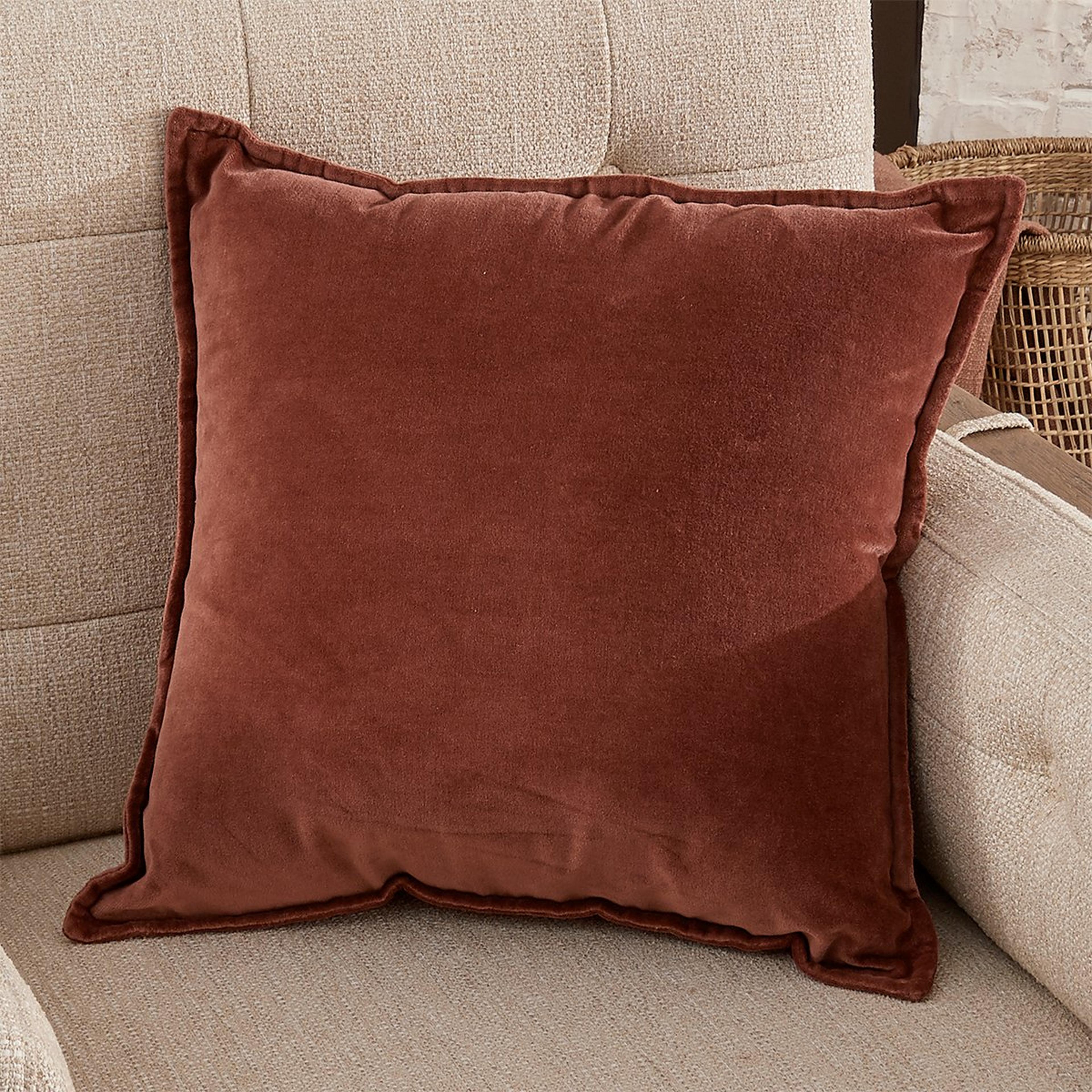 Cotton Velvet Pillow