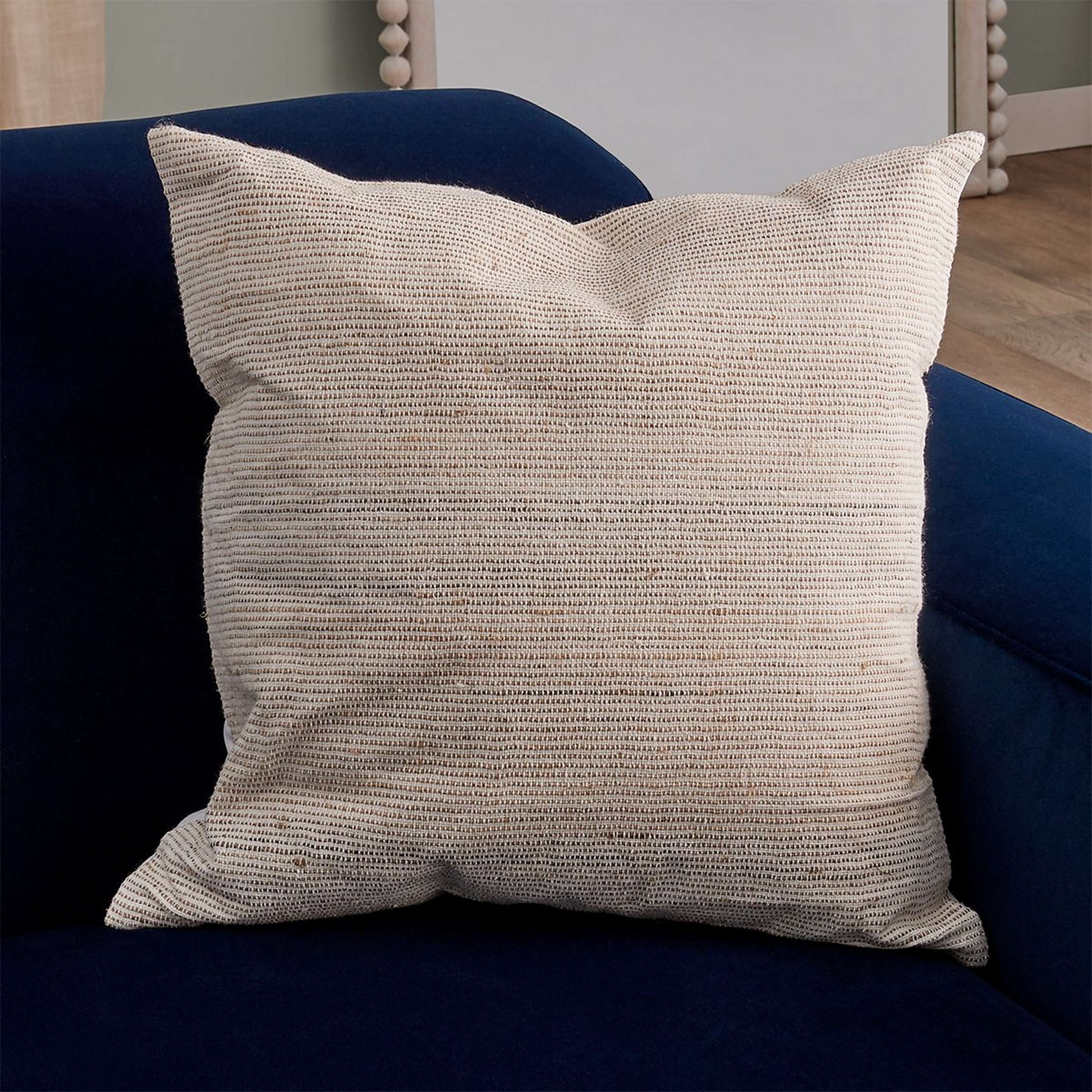 A Prim Pillow with Tan / Beige - Down color