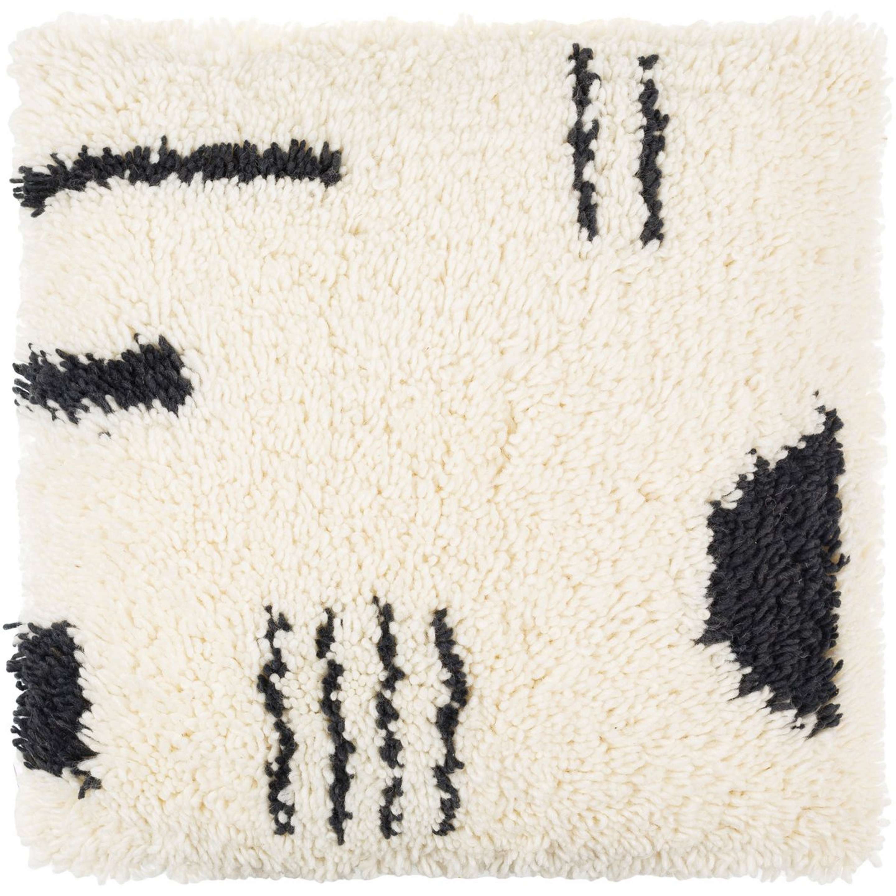 A Fenrir Pillow with Beige / Black - Down color