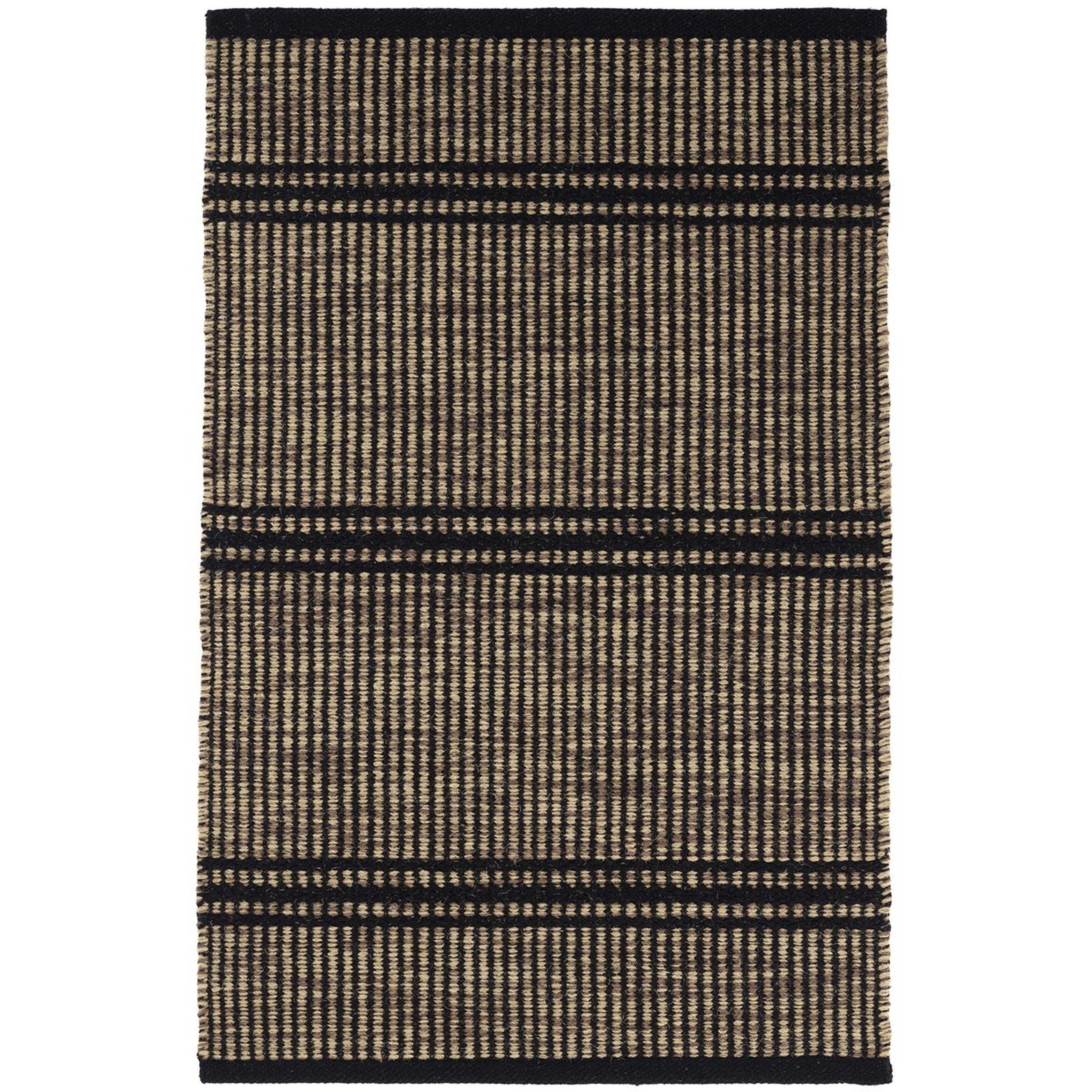 A Arden Avenue Handwoven Rug with Camel / Black / Brown  color