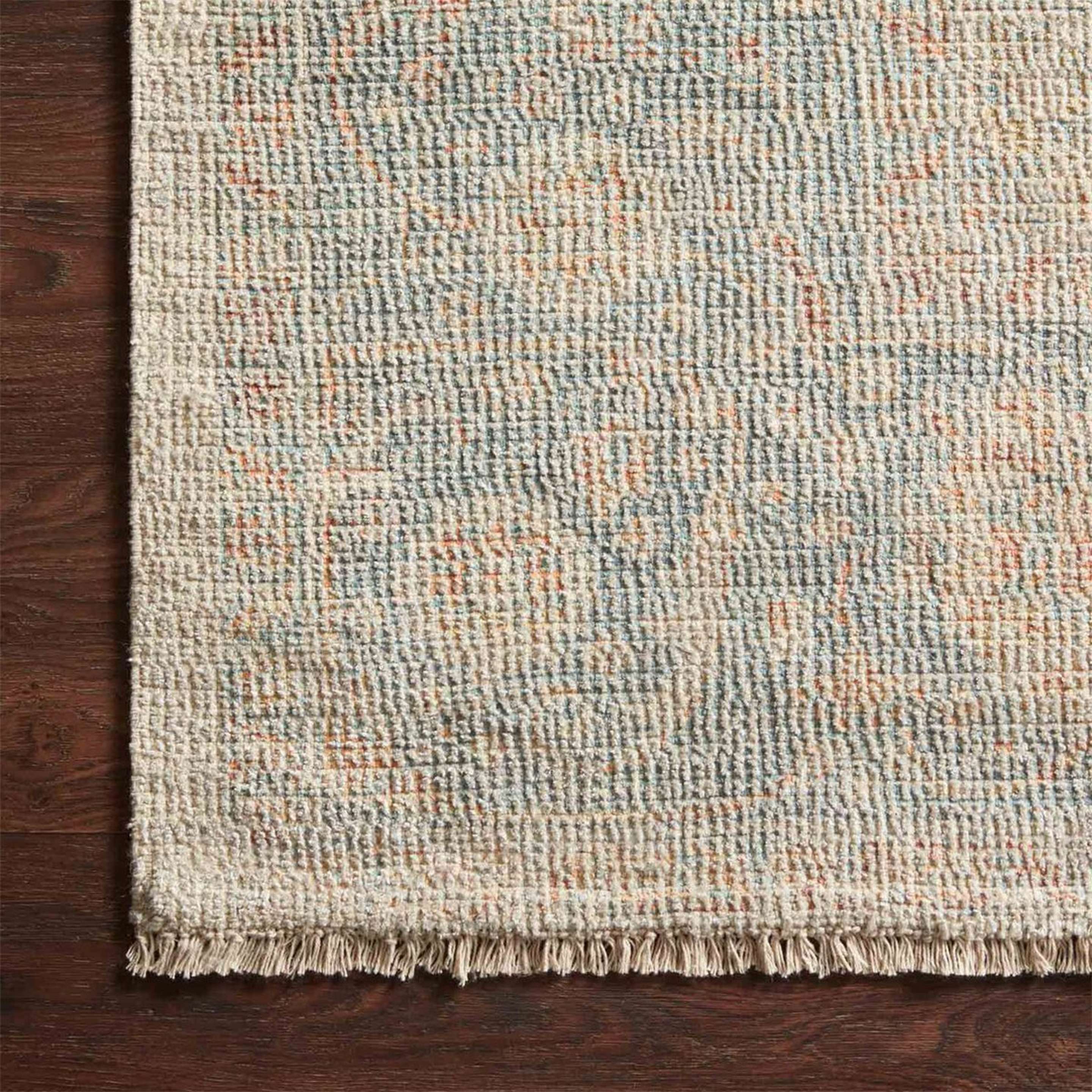 A Oisin Handwoven Rug with Ivory / Light Blue / Neutrals color