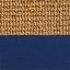 Cork Sisal / Navy Twill Binding
