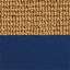 Cork Sisal / Navy Twill Binding