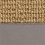 Cork Sisal / Gray Twill Binding