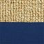 Natural Sisal / Navy Twill Binding