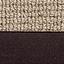 Natural Sisal / Black Twill Binding