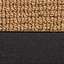 Cork Sisal / Black Twill Binding