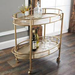 Oval Bar Cart