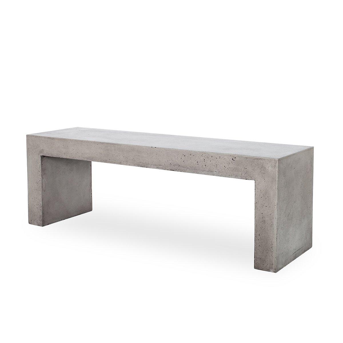 Modern Concrete Indoor Outdoor Bench   XU17218.0.XU17218GY 