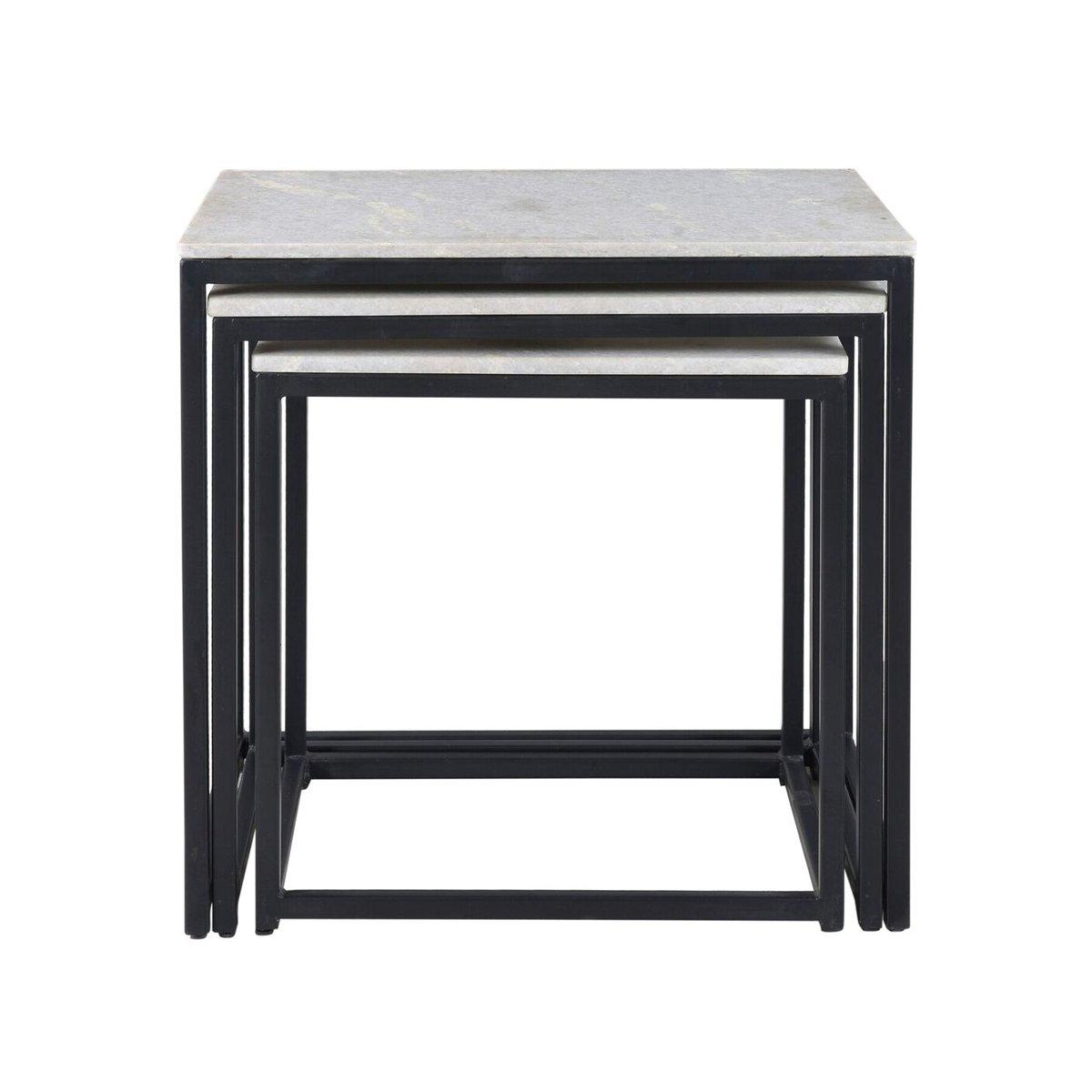 White marble nest of tables hot sale