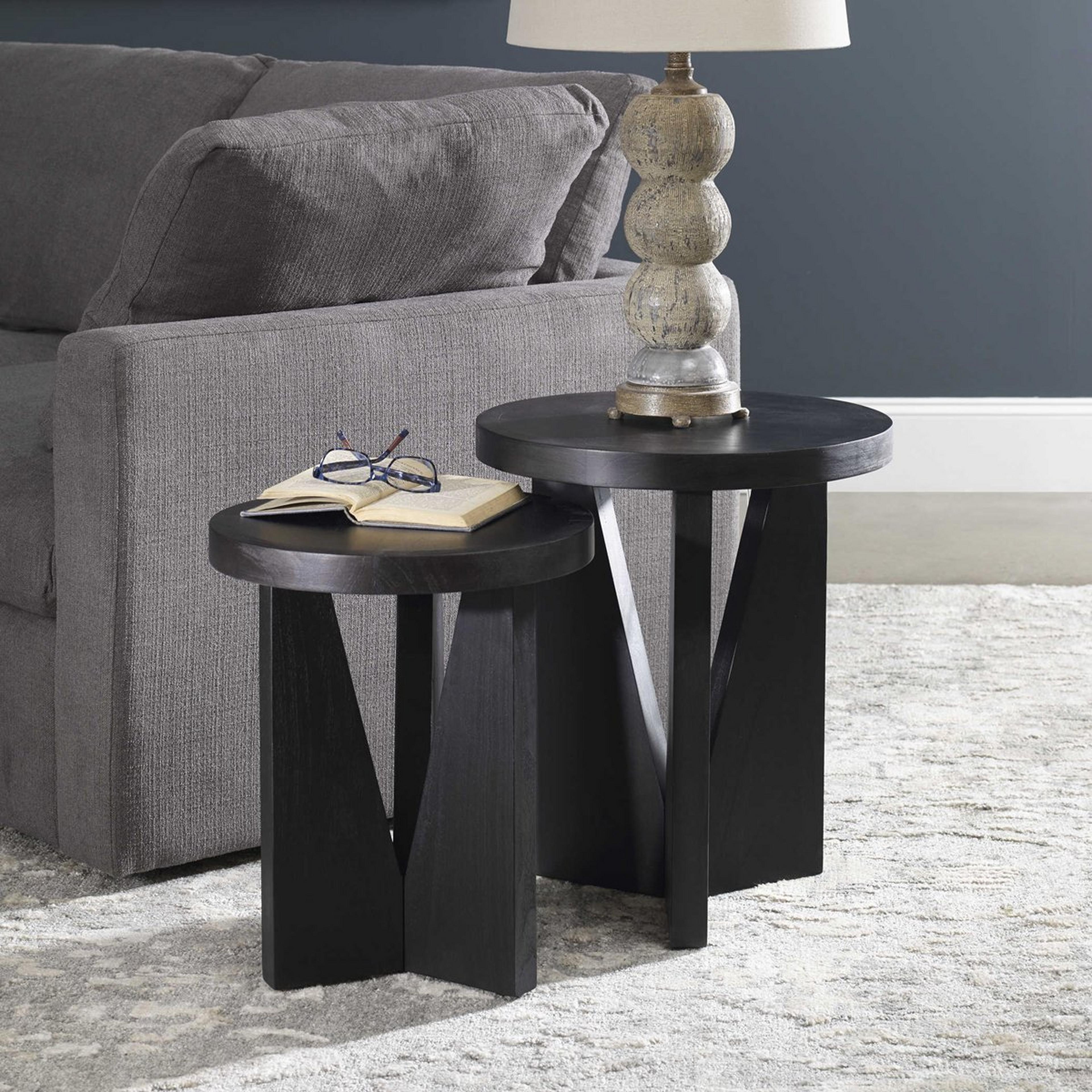 Contemporary Nesting Tables - Set of 2