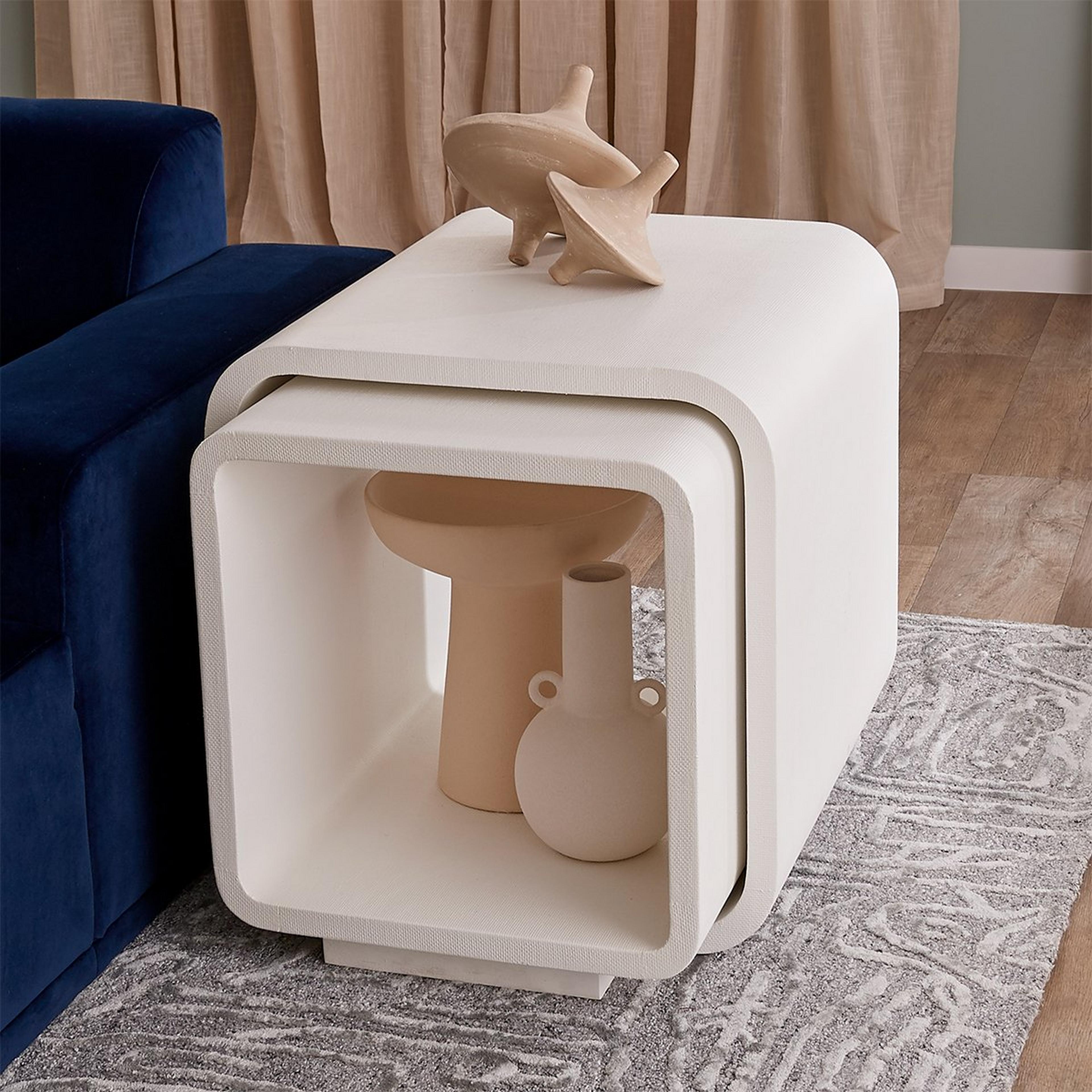 A Eyre Nesting Tables with White  color