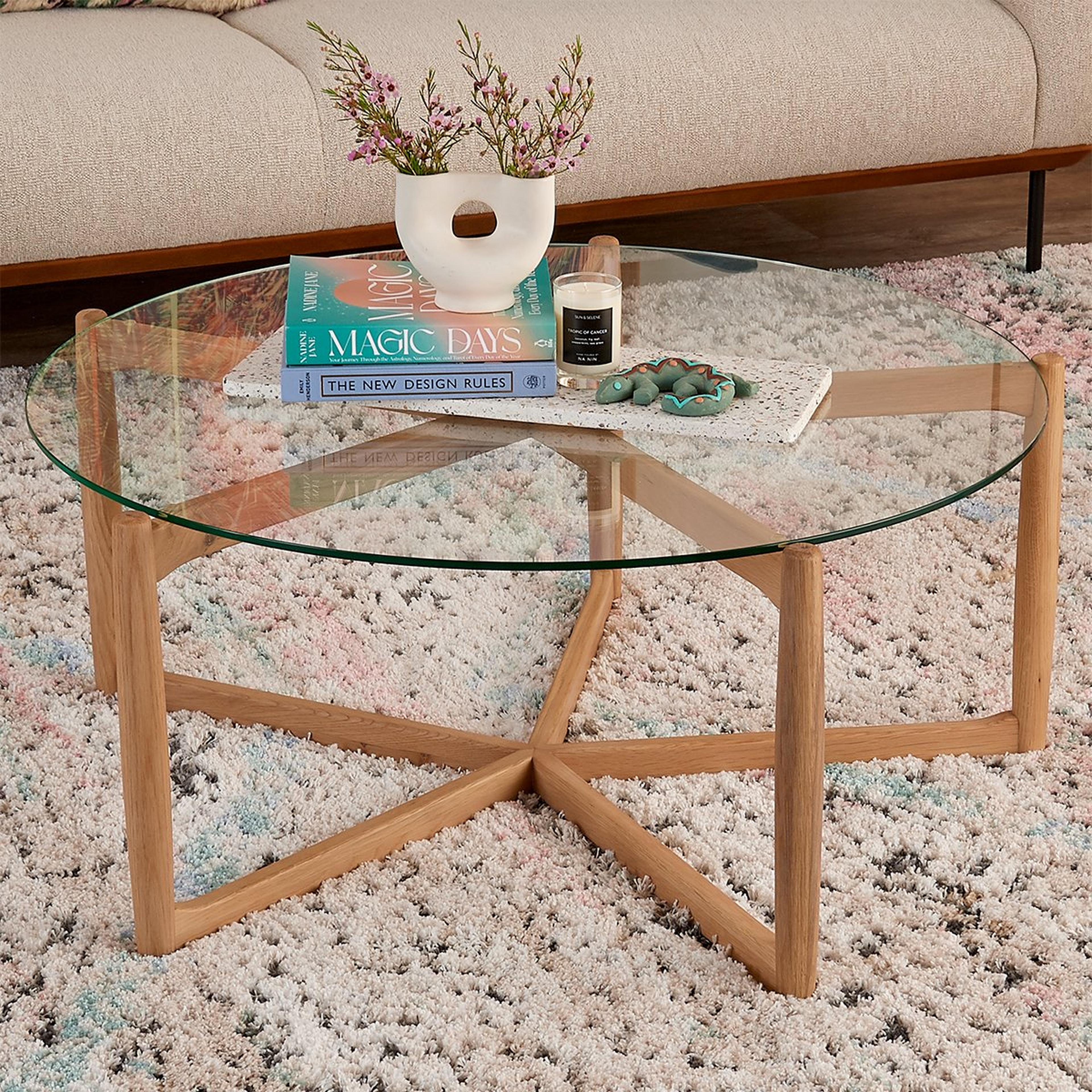 A Pollux Coffee Table with Light Wood  color