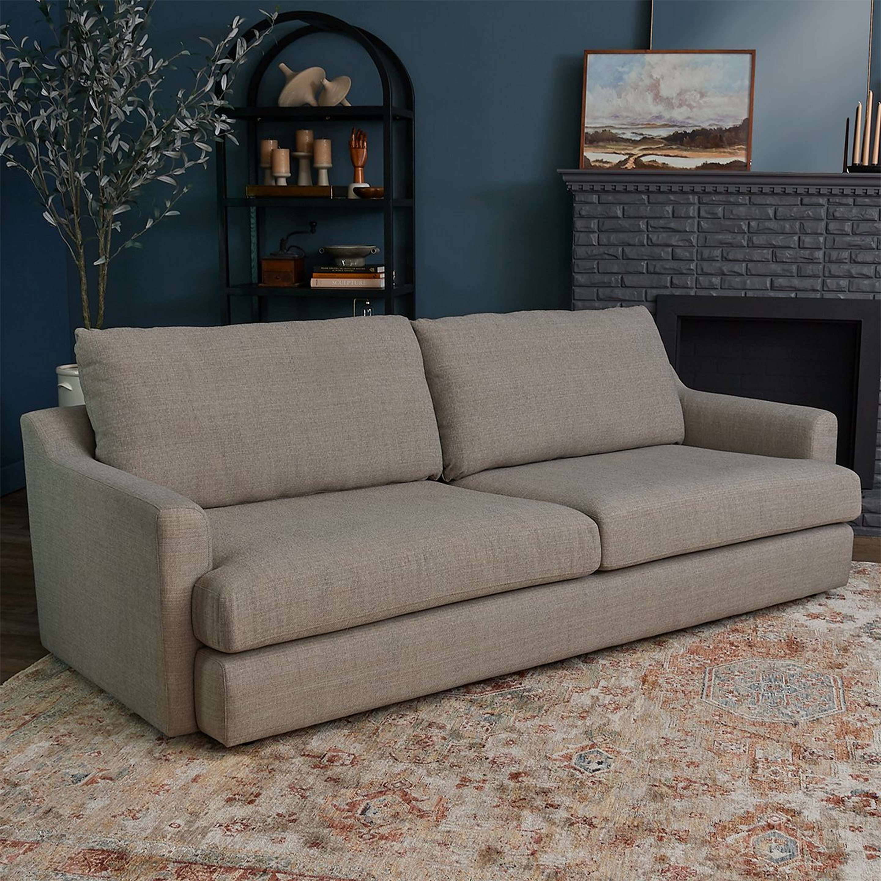 A Corrigan Sofa with Beige / Fabric color