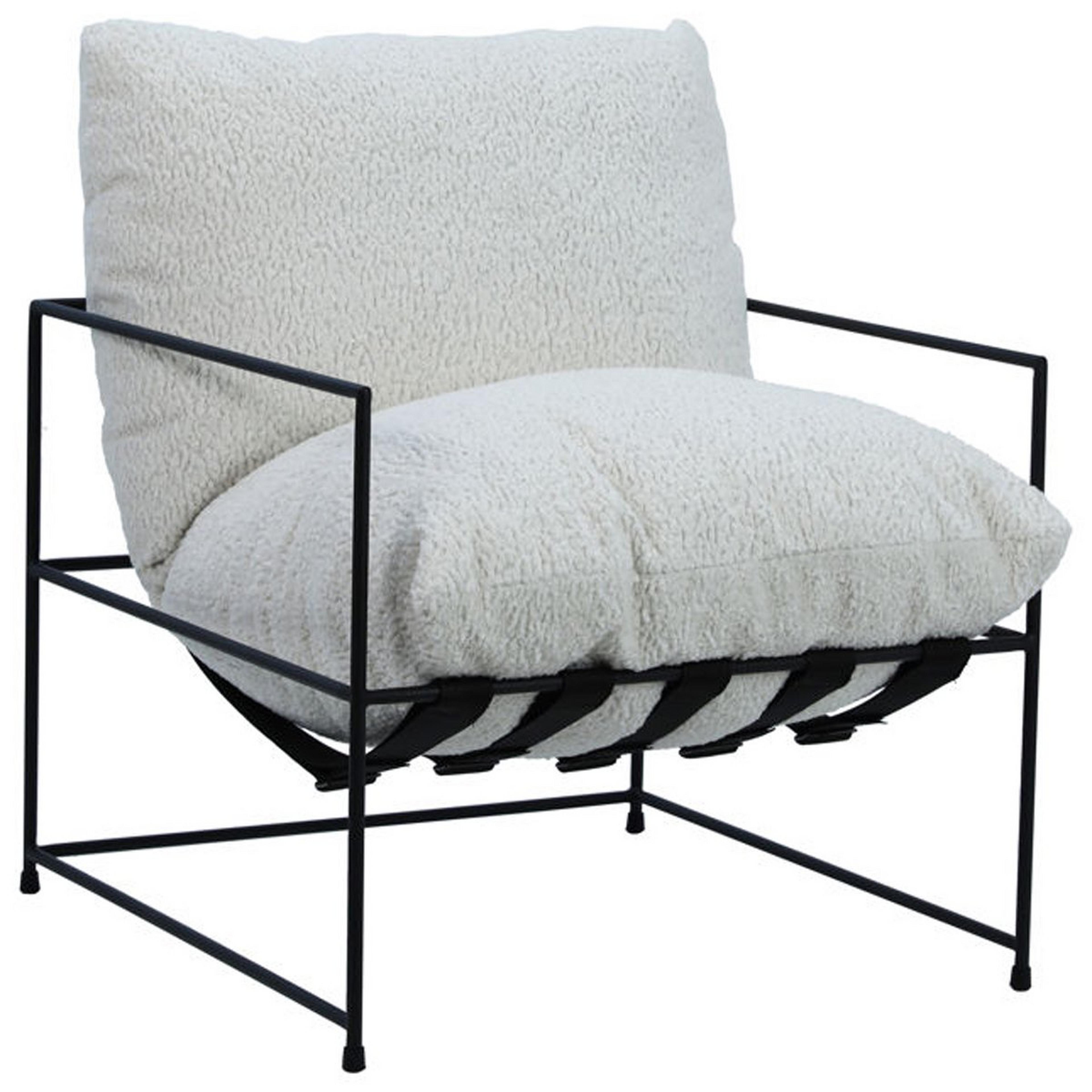 A Irving Accent Chair - Shearling with undefined color
