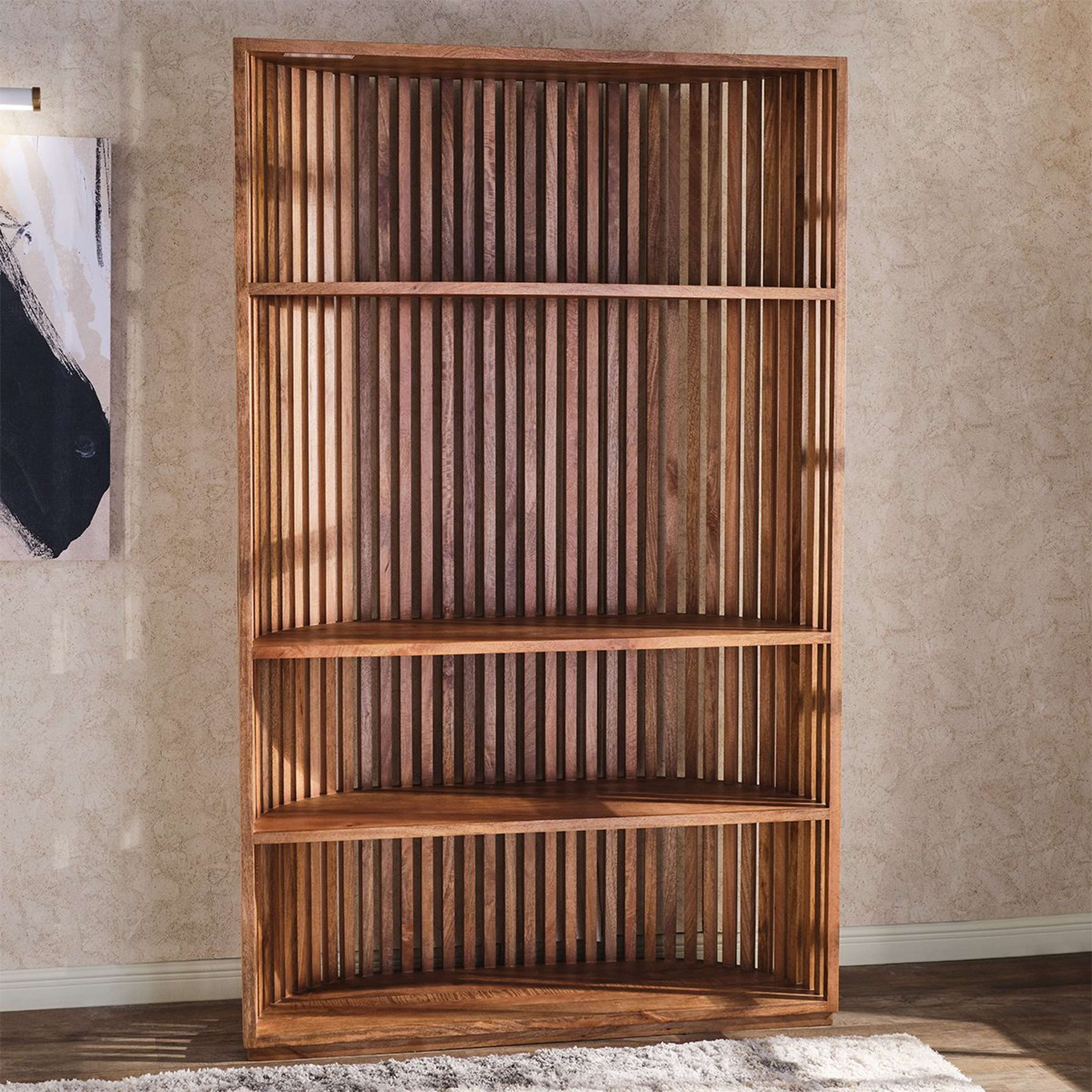 A Robbie Bookcase with Natural color